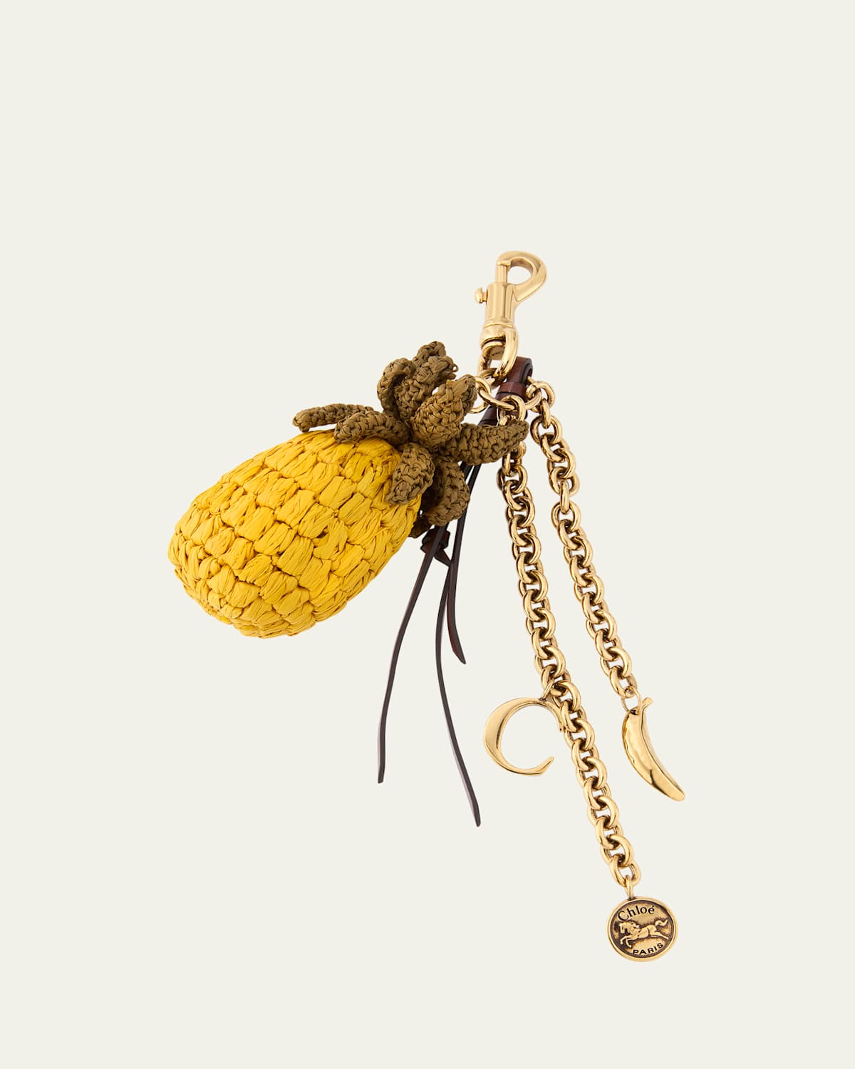Chloé Crochet Pineapple Bag Charm