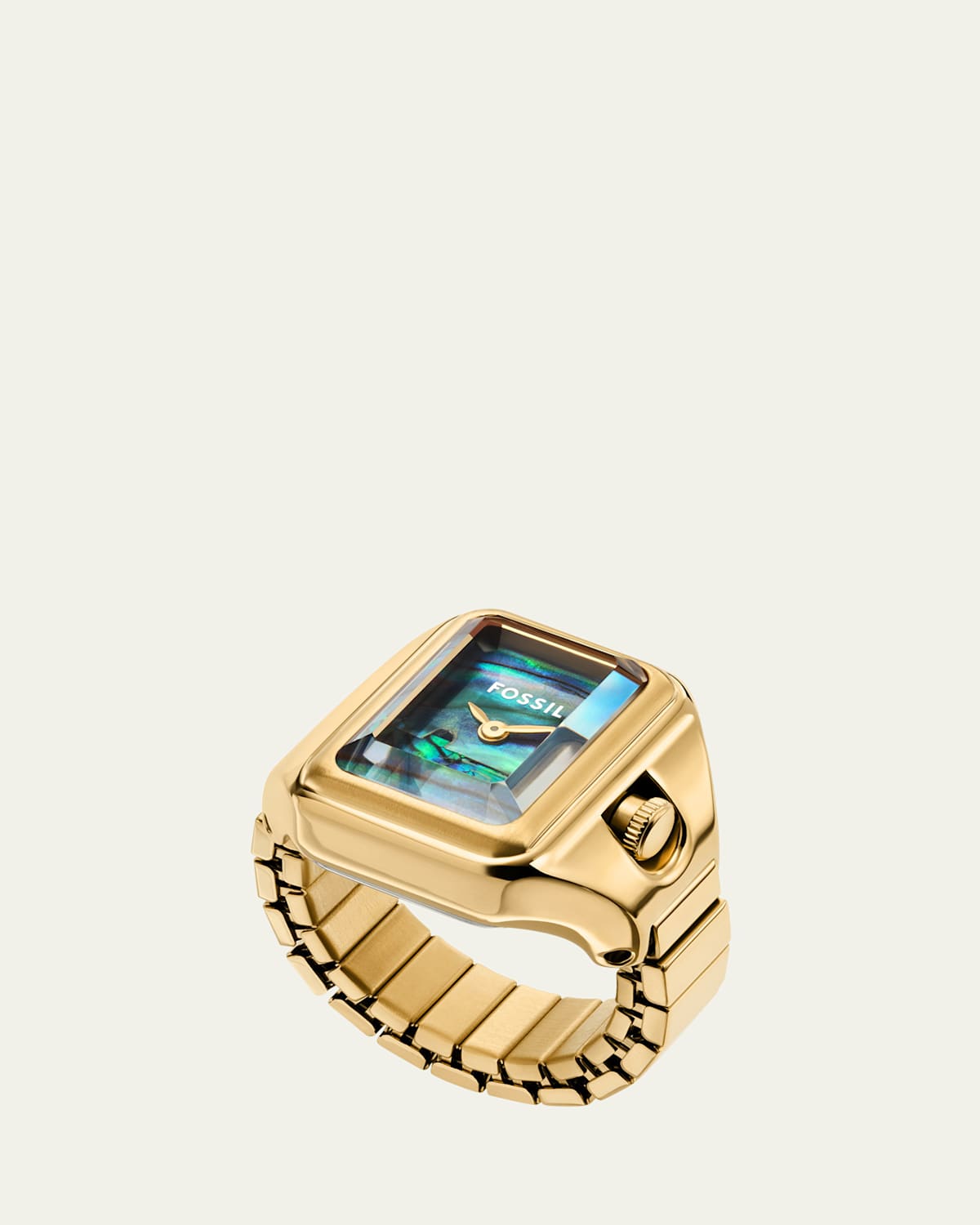 Raquel Watch Ring with Abalone Shell