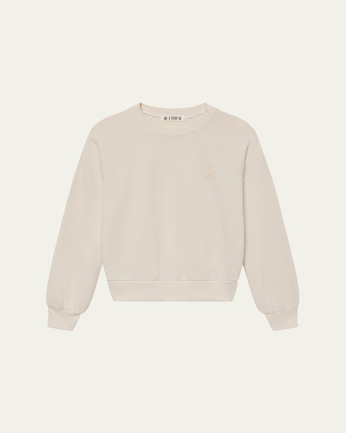 Eterne Shrunken Raglan Sweatshirt