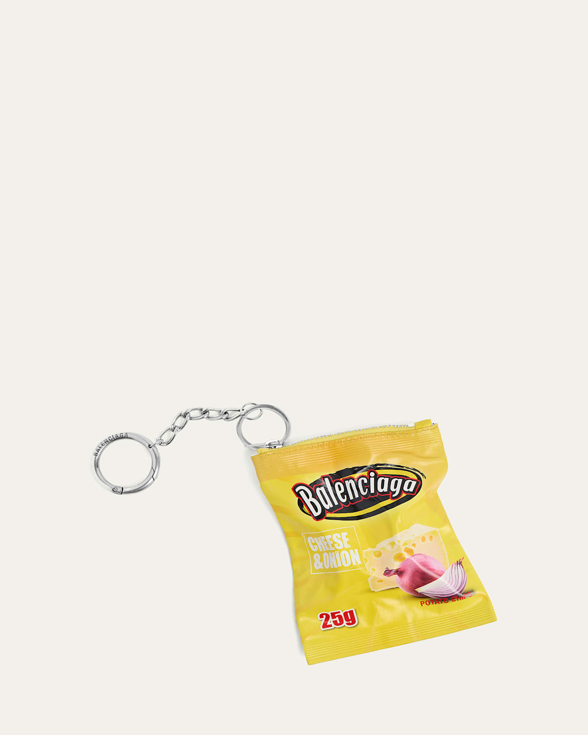 Balenciaga Charm/keychain Chips  In Yellow