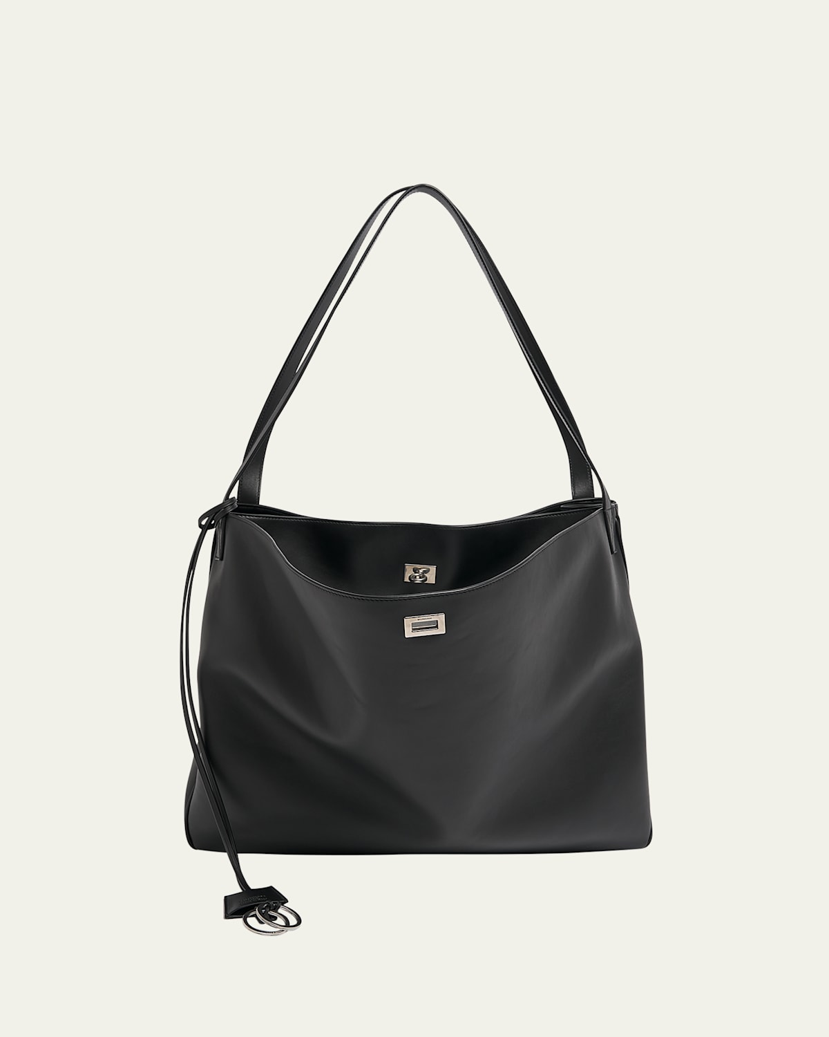 Balenciaga Men's Rodeo Leather North-south Tote Bag