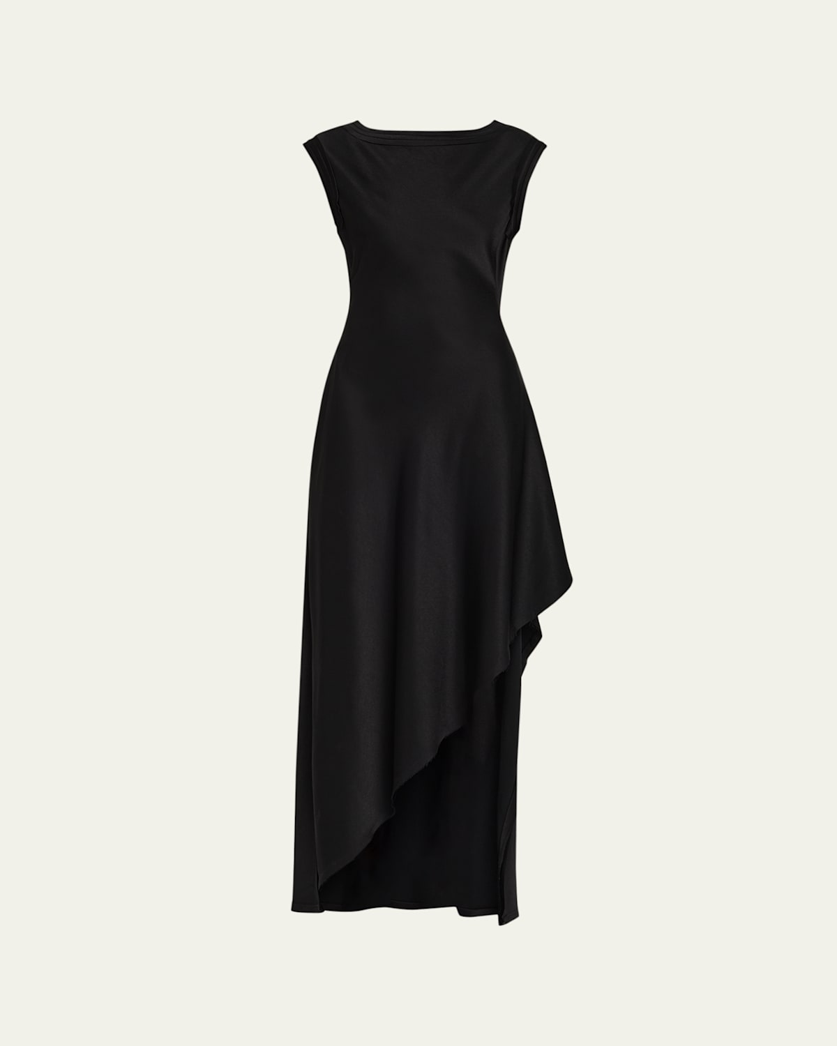 Jason Wu Collection Crepe Back Satin Asymmetrical Gown