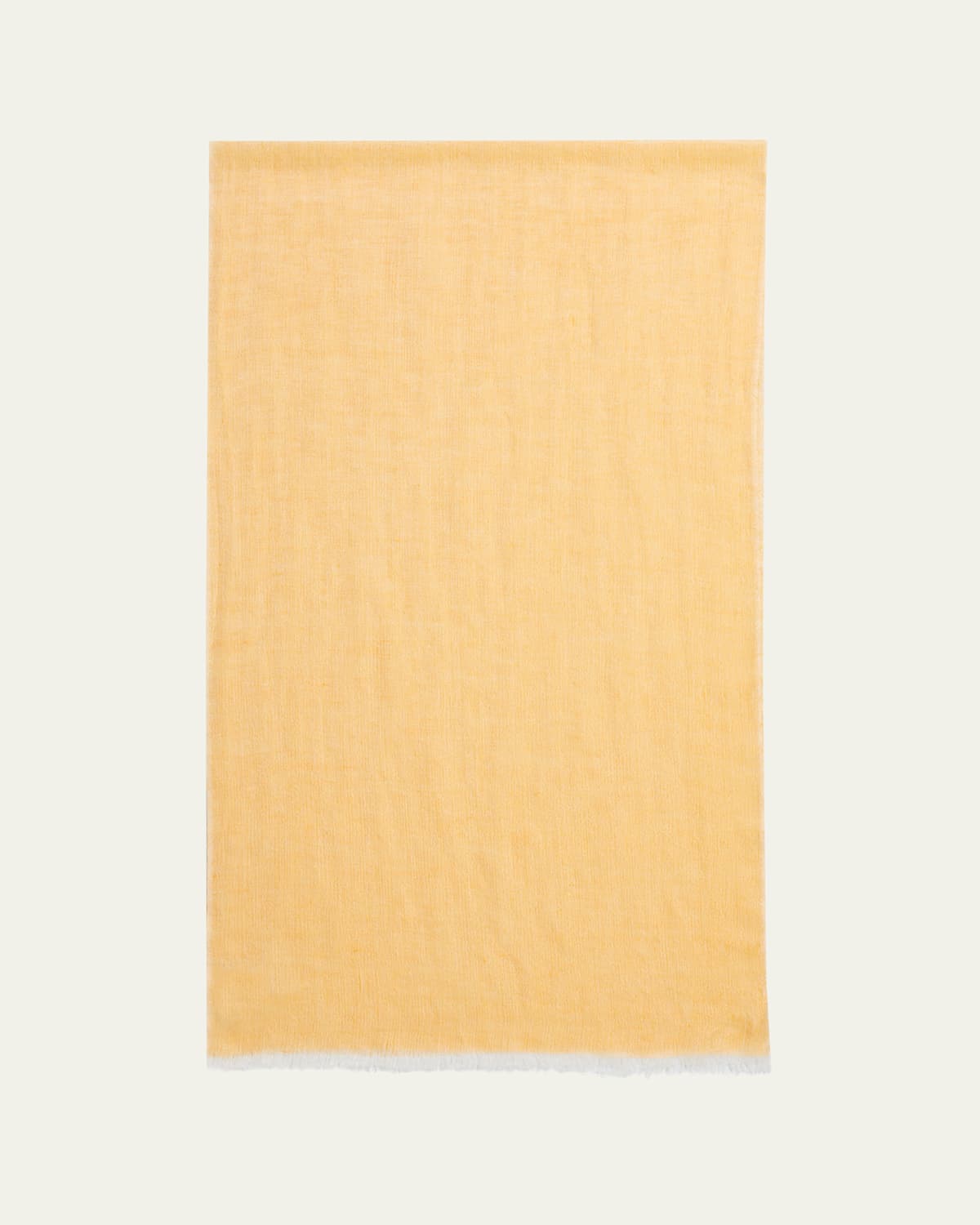 Cesare Attolini Men's Linen, Cashmere, And Silk Scarf In Yellow
