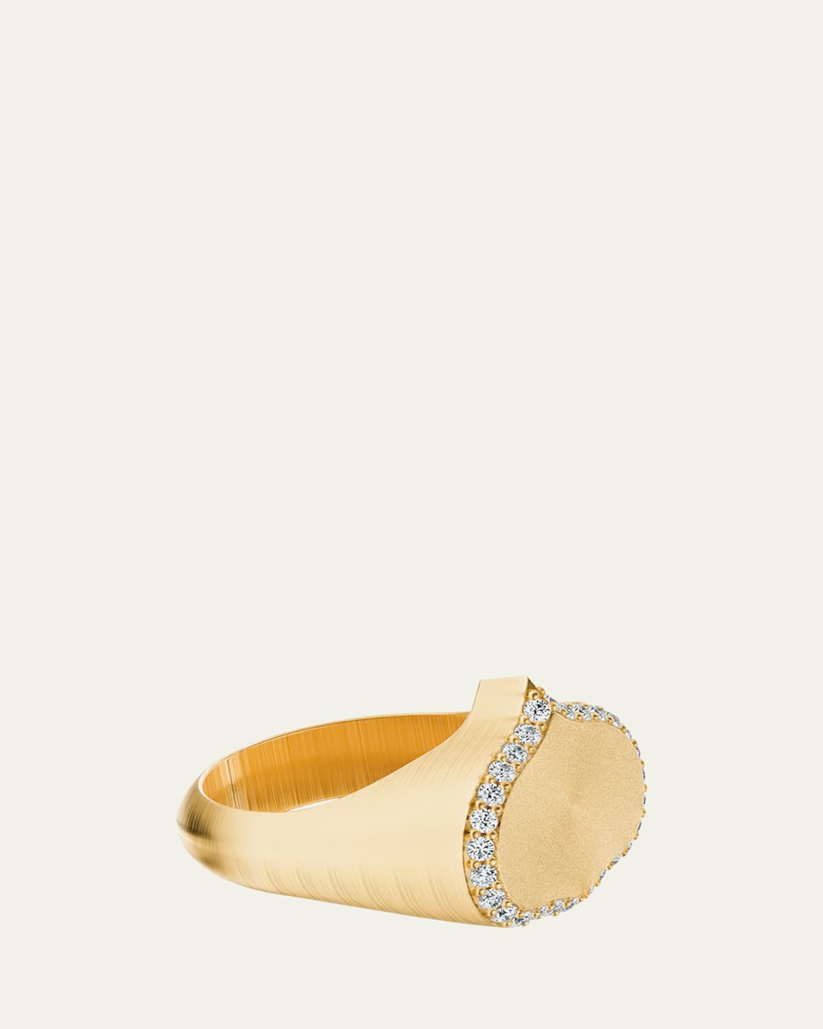 Eye Adore Diamond Signet Ring
