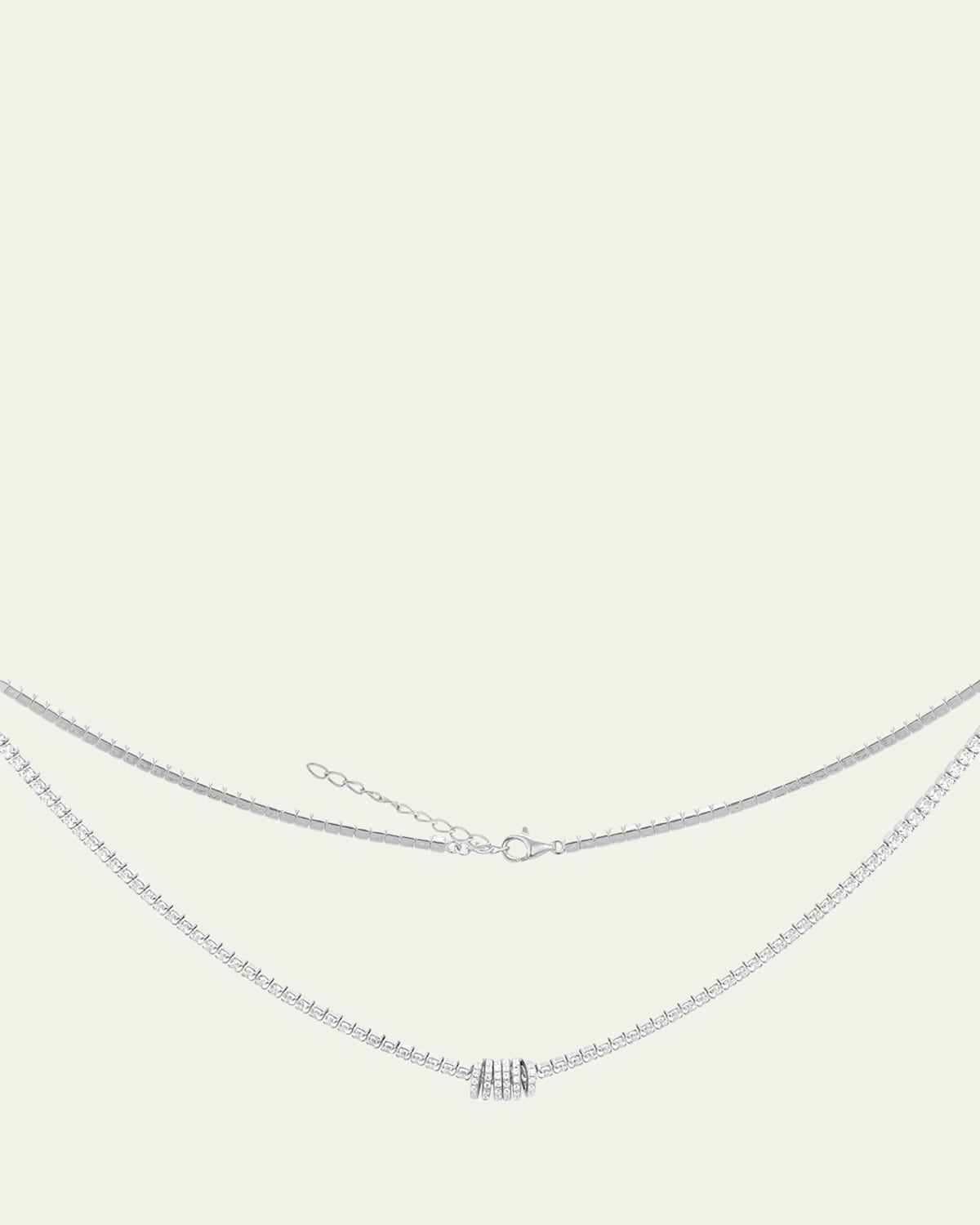 Gaia Pavé Tennis Necklace