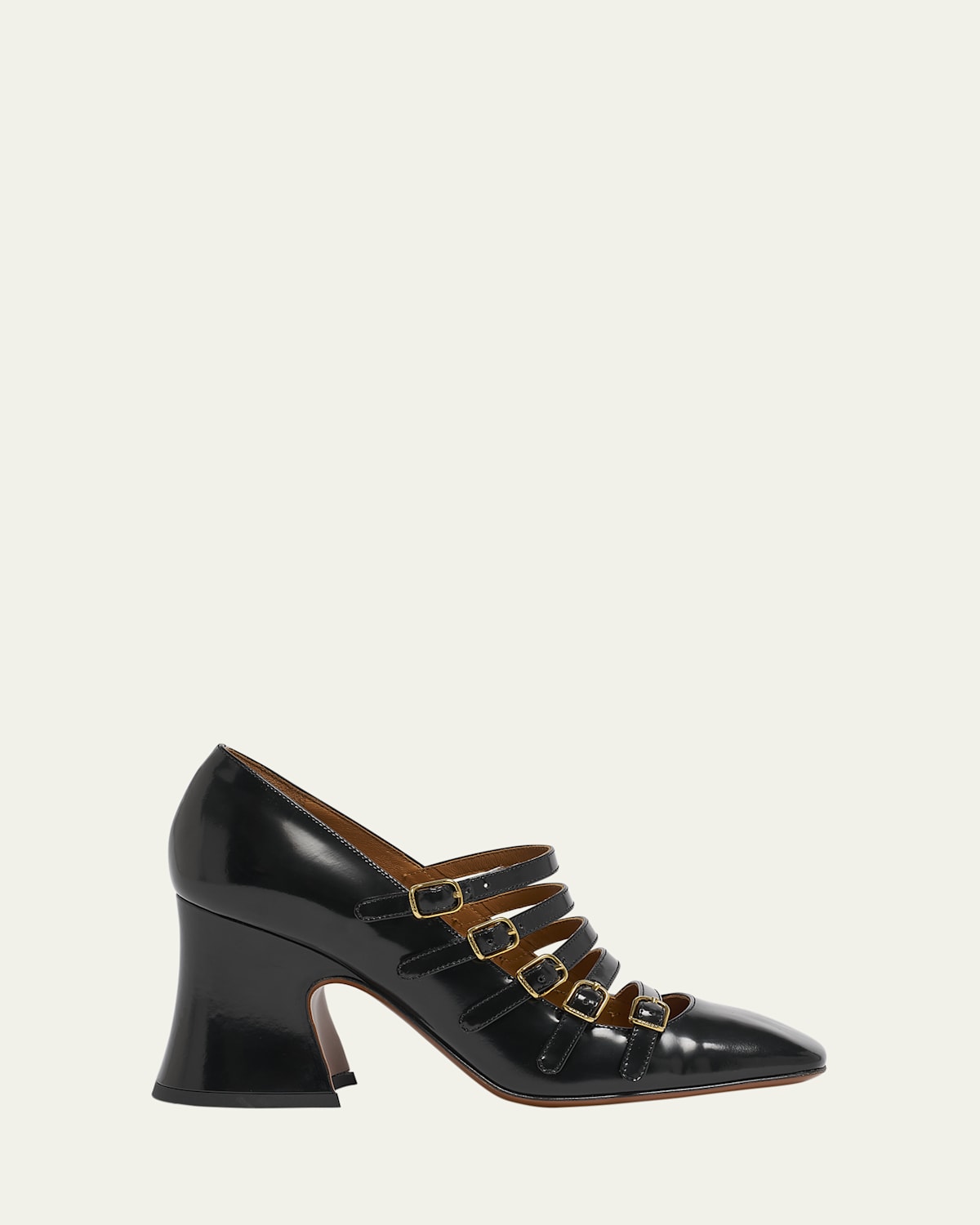 Chloé Janis Patent Leather Mary Jane Pumps