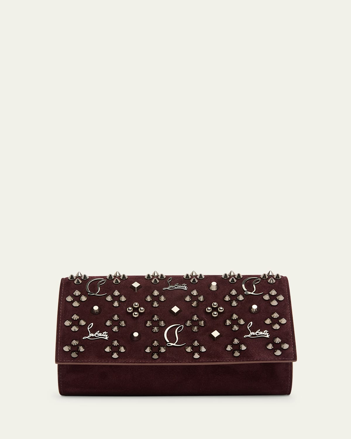Christian Louboutin Paloma Wallet On Chain In Loubinthesky Suede