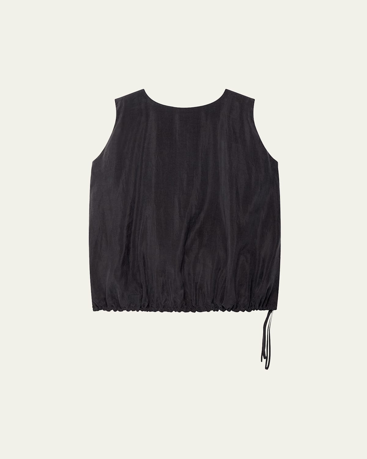 ANOTHER TOMORROW DRAWSTRING TRAPEZE TOP 