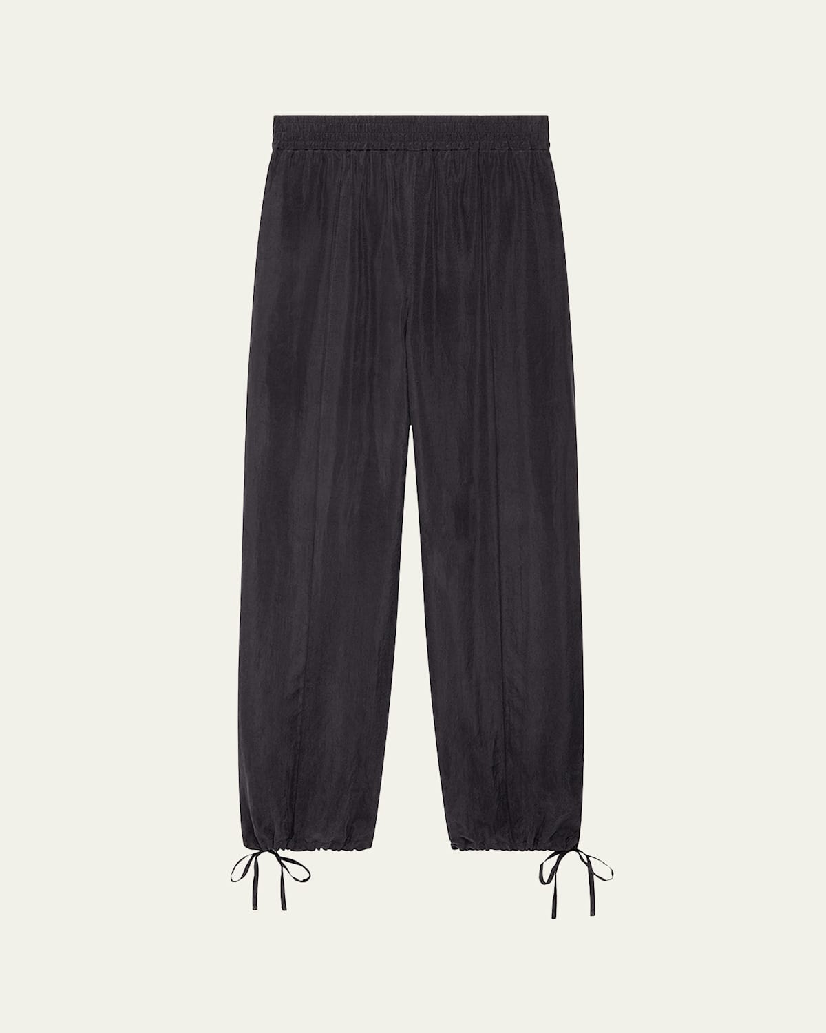 ANOTHER TOMORROW DRAWSTRING TRACK PANTS 