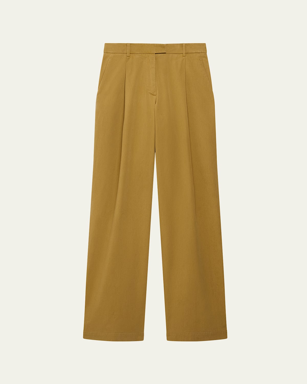 Shop Another Tomorrow Relaxed Wide Leg Pants In Thyme