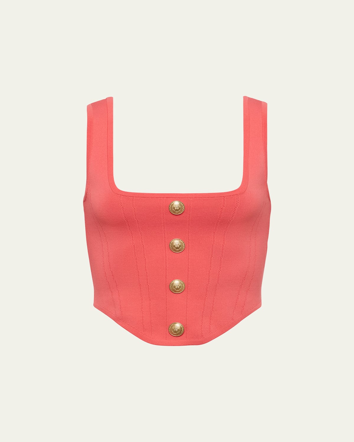 Shop L Agence Saga Knit Corset Top