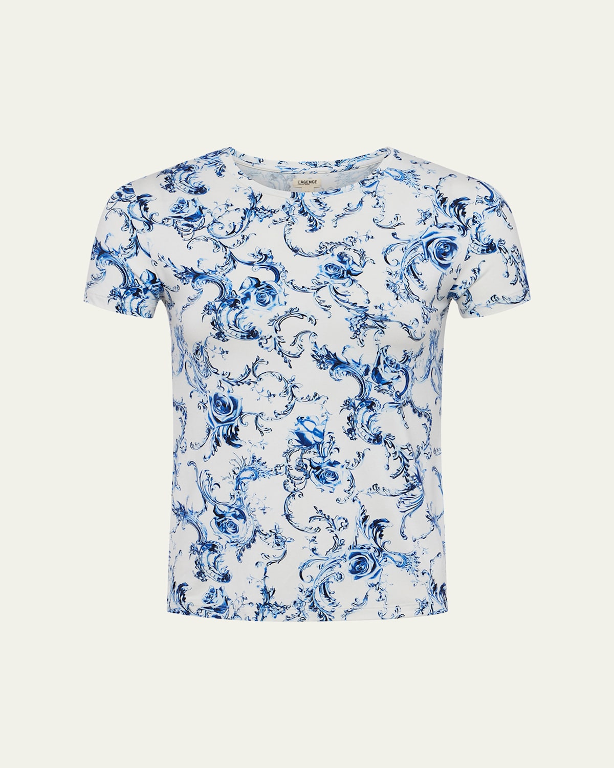 L Agence Ressi Short-sleeve Baroque Tee