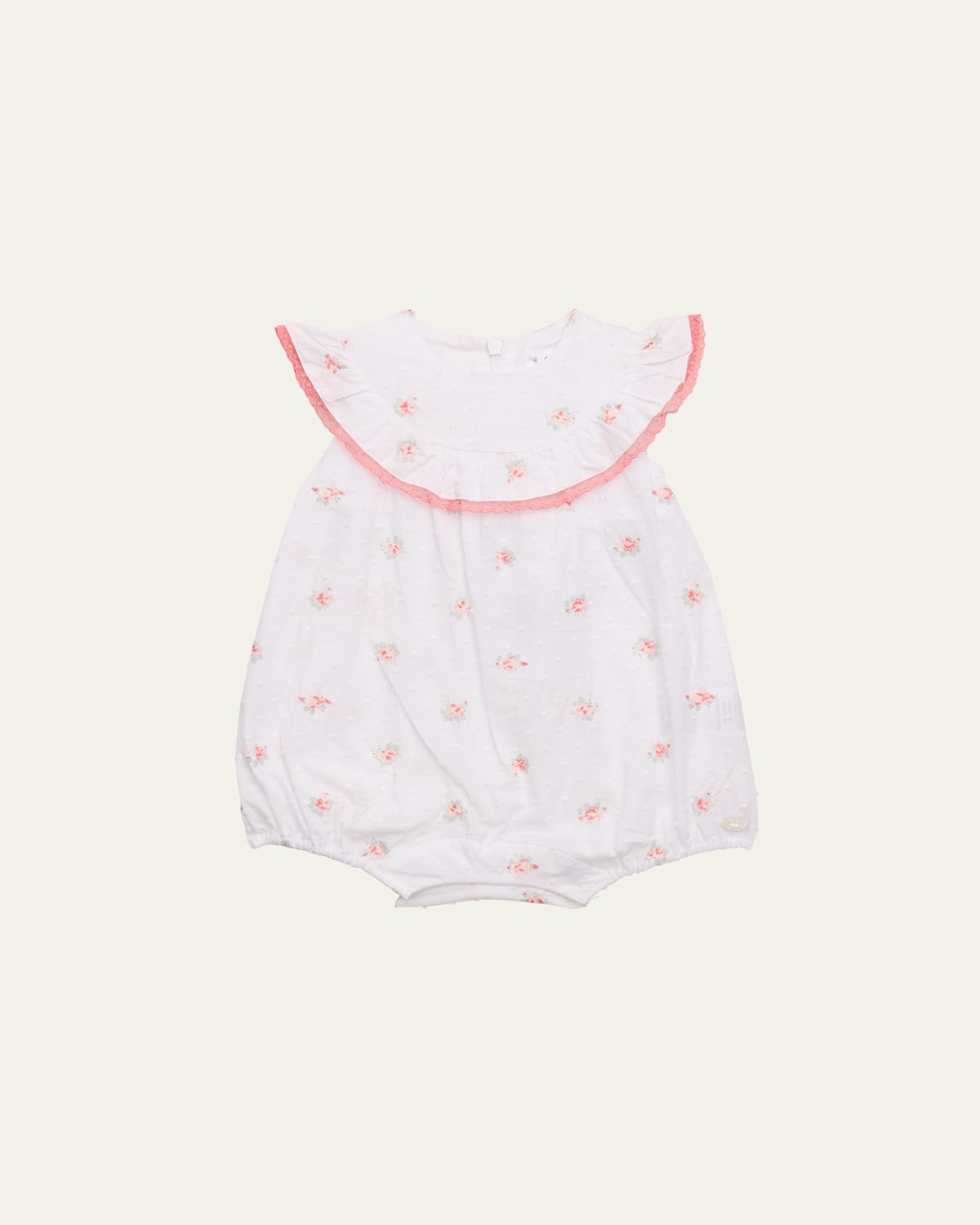Tartine Et Chocolat Floral-print Romper In Blanc