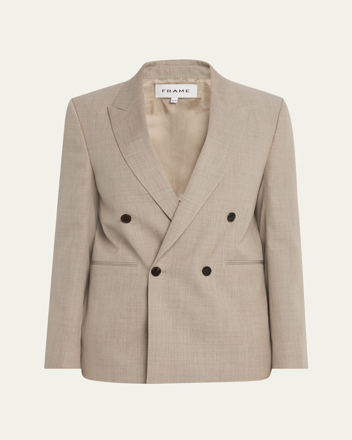Men's Double-Breasted Wool Blazer
