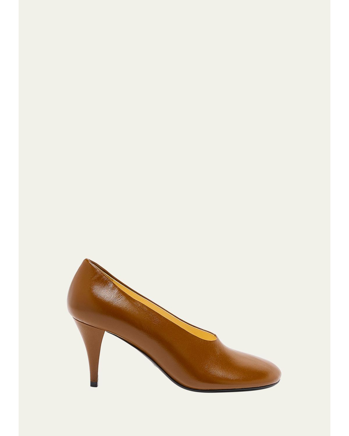 Glove Leather Stiletto Pumps