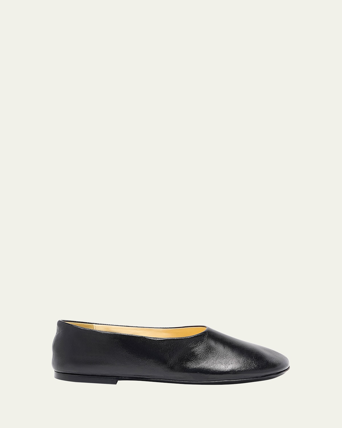 Glove Lambskin Leather Ballerina Flats