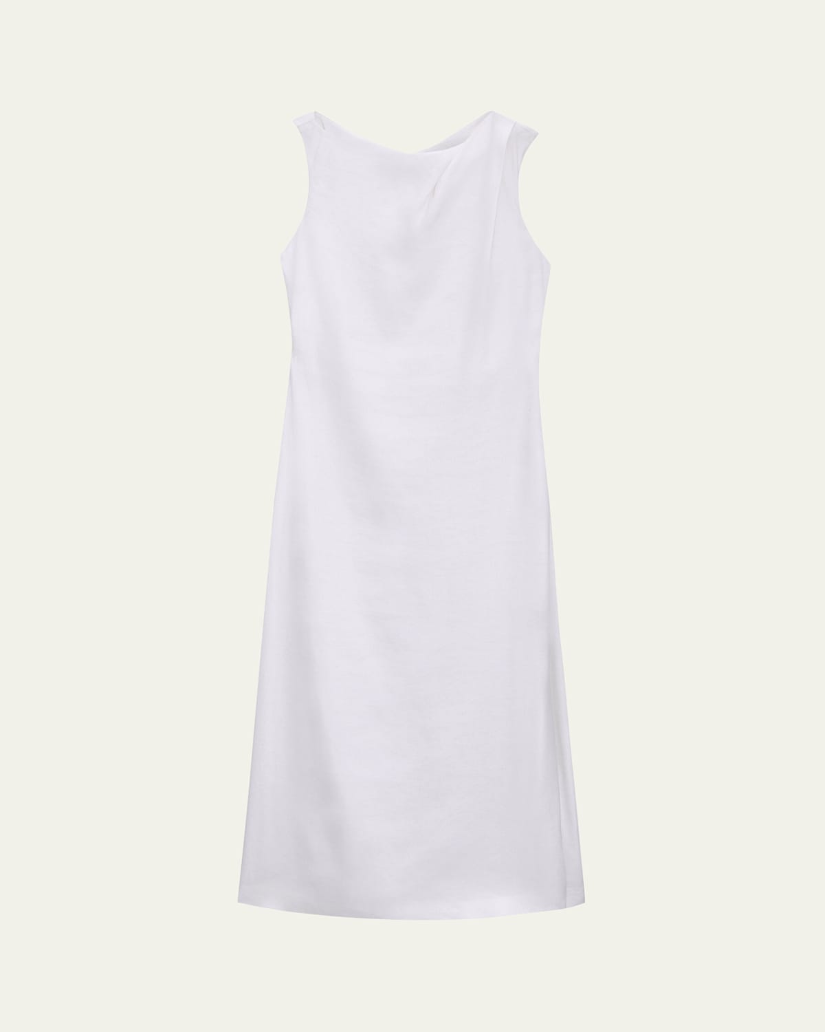 Theory Asymmetric Draped Midi Dress