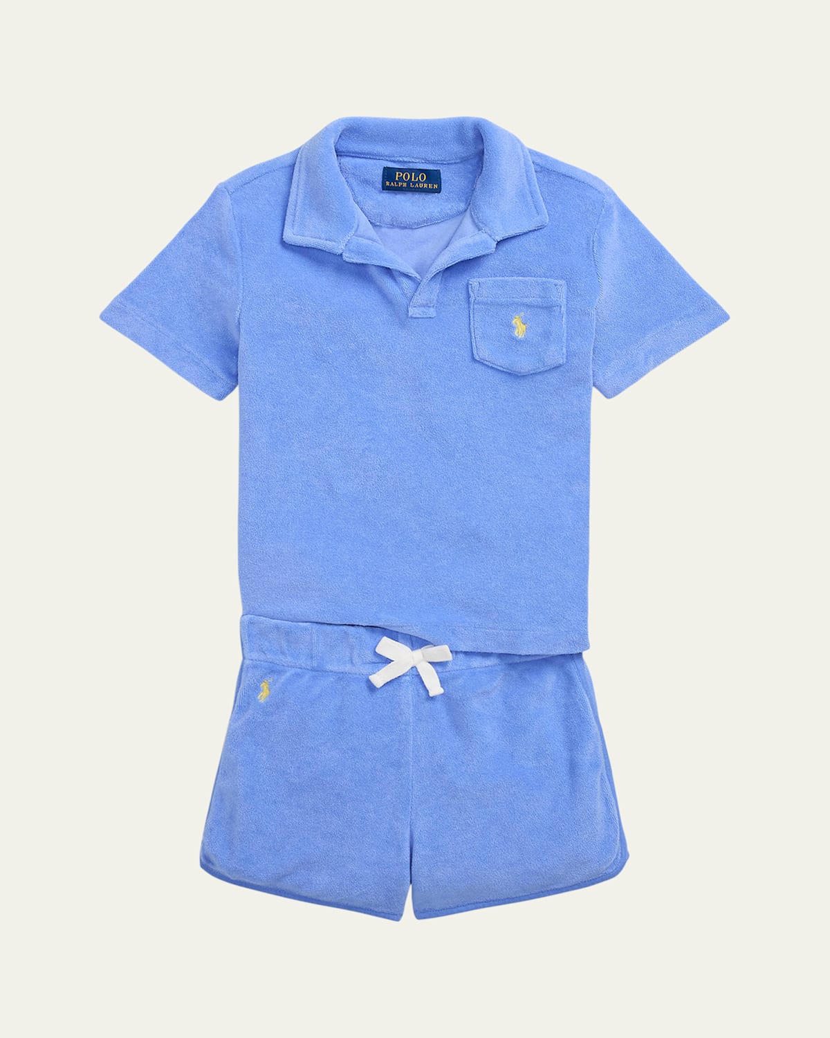 Ralph Lauren Boy's Two-piece French Terry Set In Harbor Island Blue