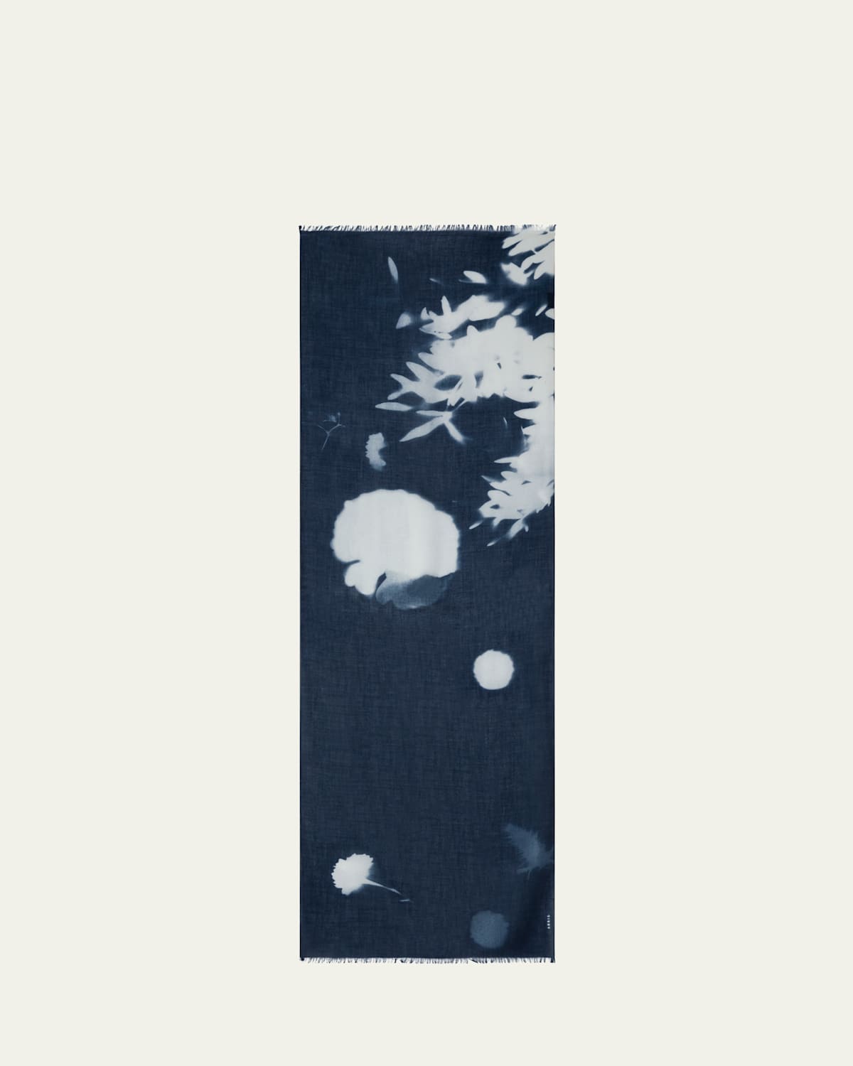 Akris Wildflower Print Cashmere Scarf