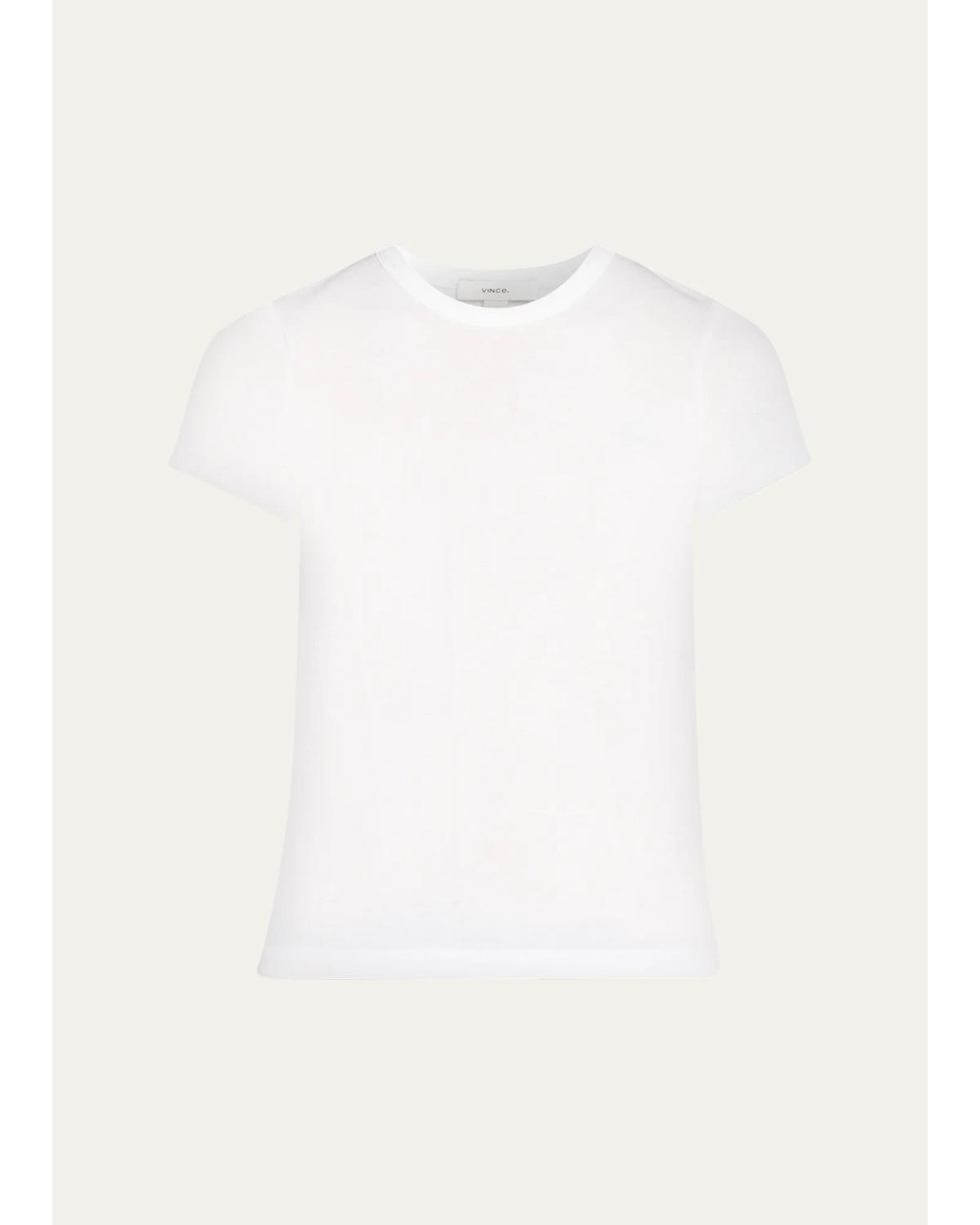 90S Shrunken Crewneck Tee