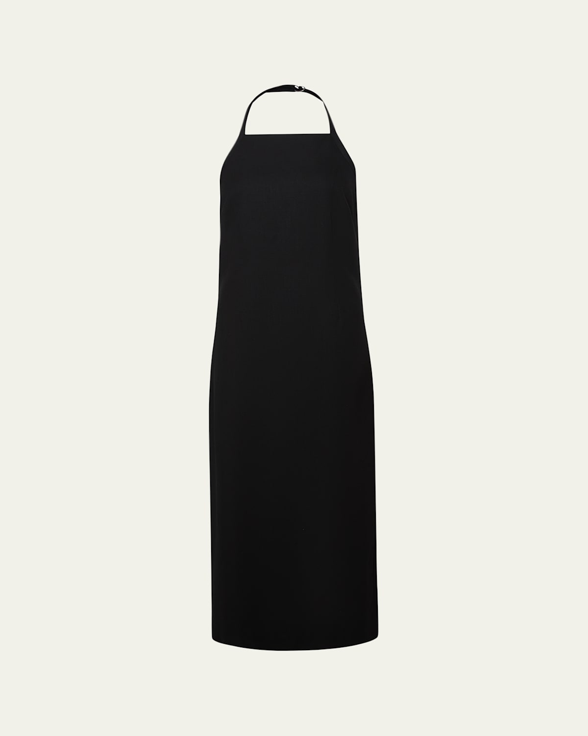 Vince Halter Neck Apron Midi Dress