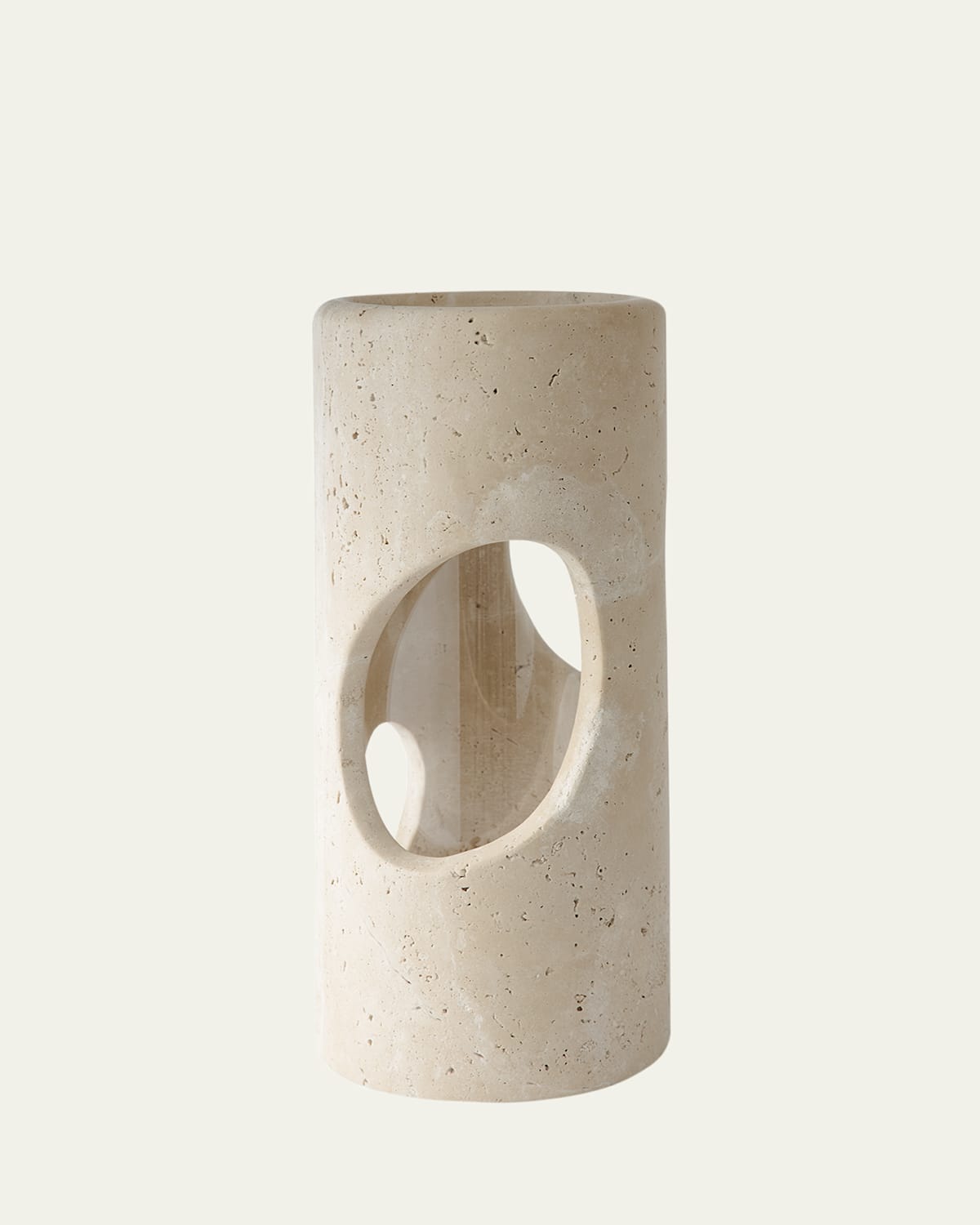 Greg Natale Pietra Travertine Vase