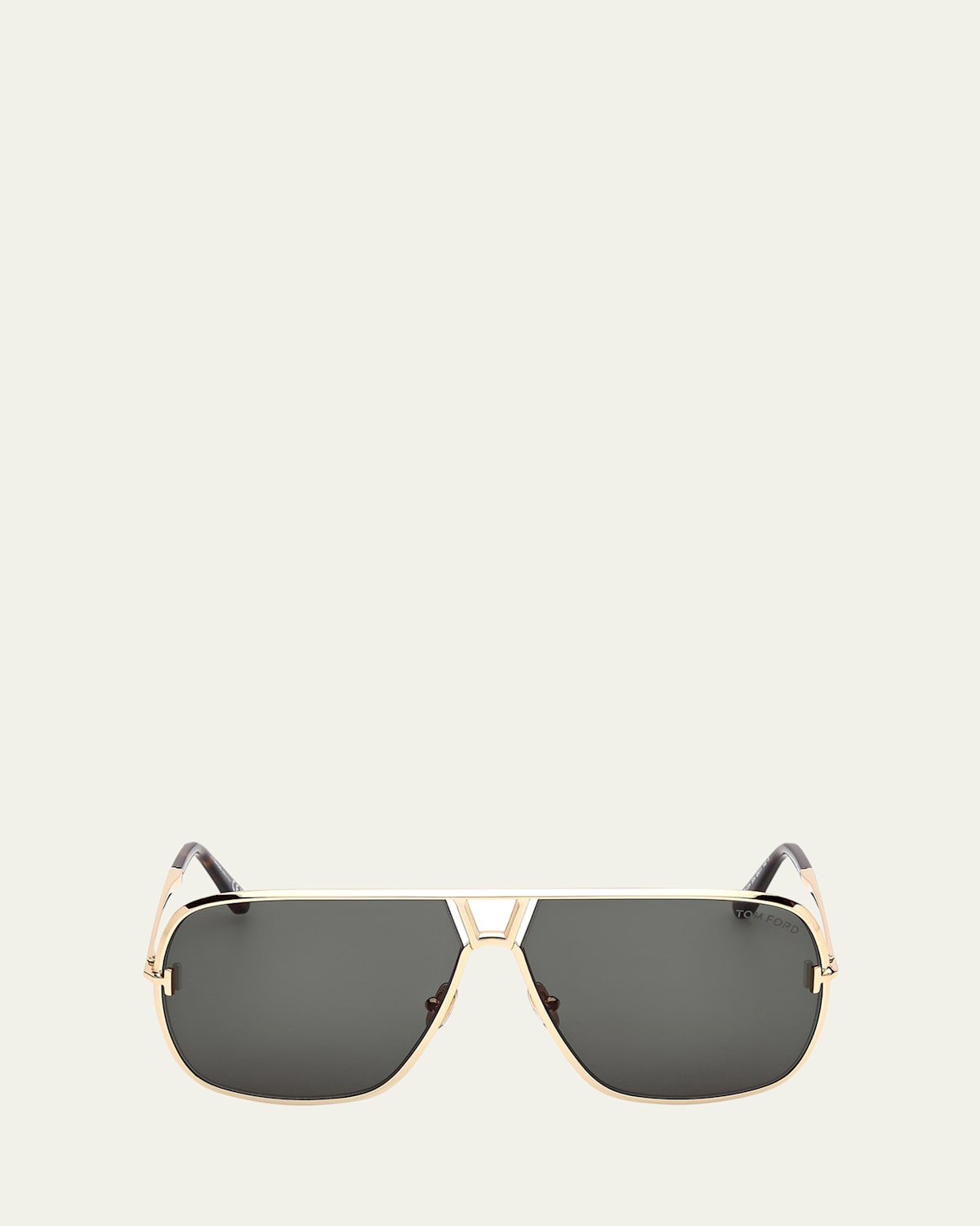 Tom Ford Ft1204 Stavros Sunglasses Gold In Green