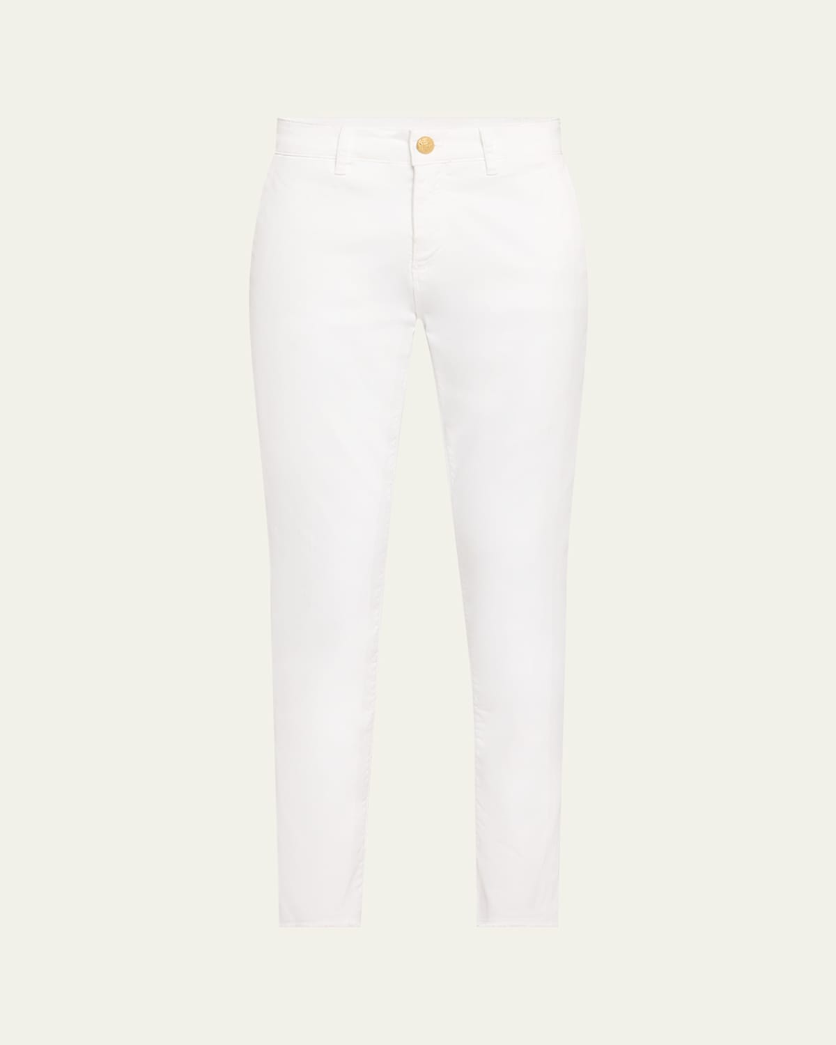 Cathy Cropped Slim Stretch Cotton Pants
