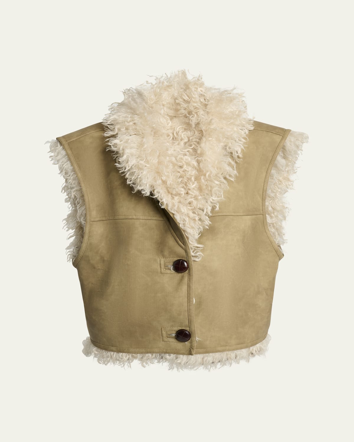 Isabel Marant Étoile Clara Reversible Vest In Green
