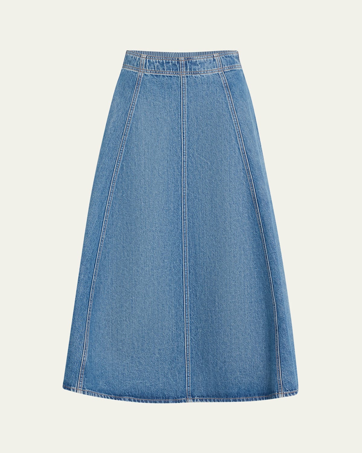 The Uma Denim Midi Skirt