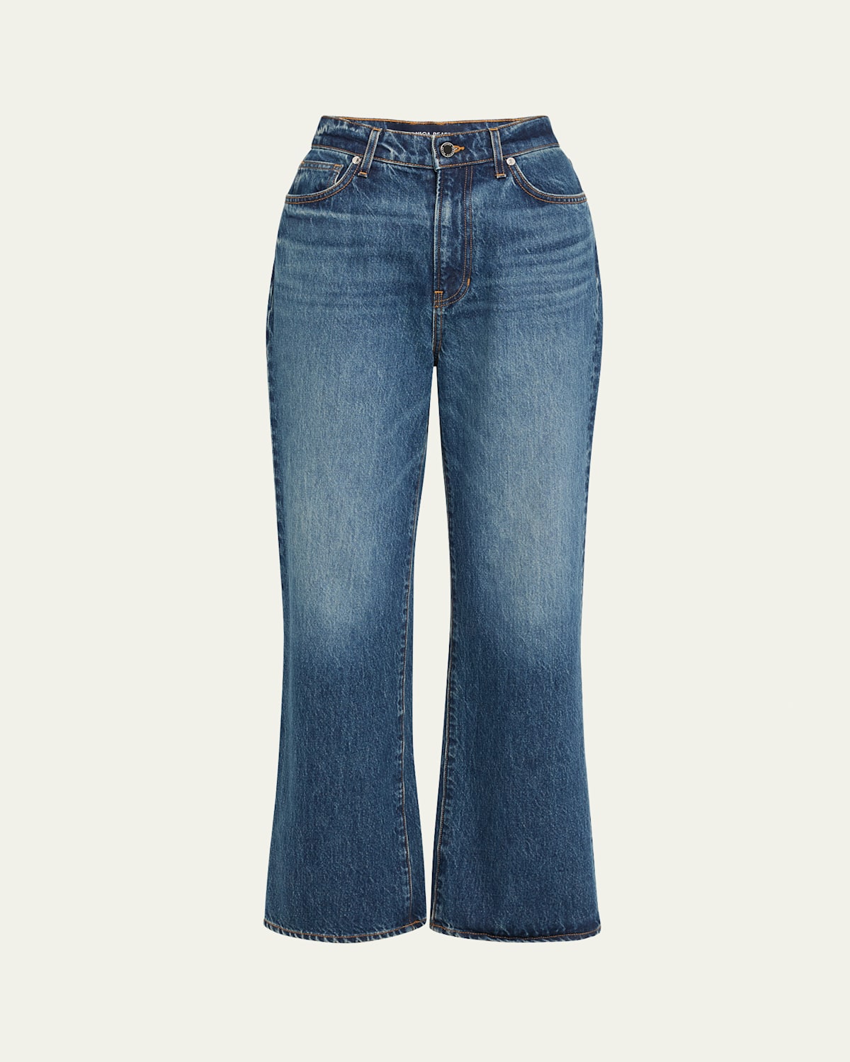 Dylan High-Rise Straight Ankle Jeans