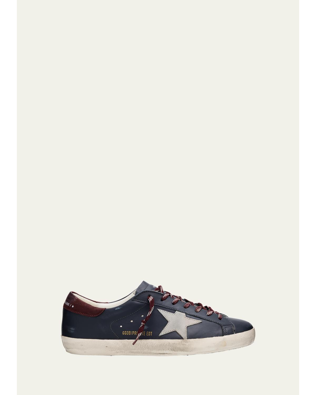 Men's Super-Star Leather Low-Top Sneakers