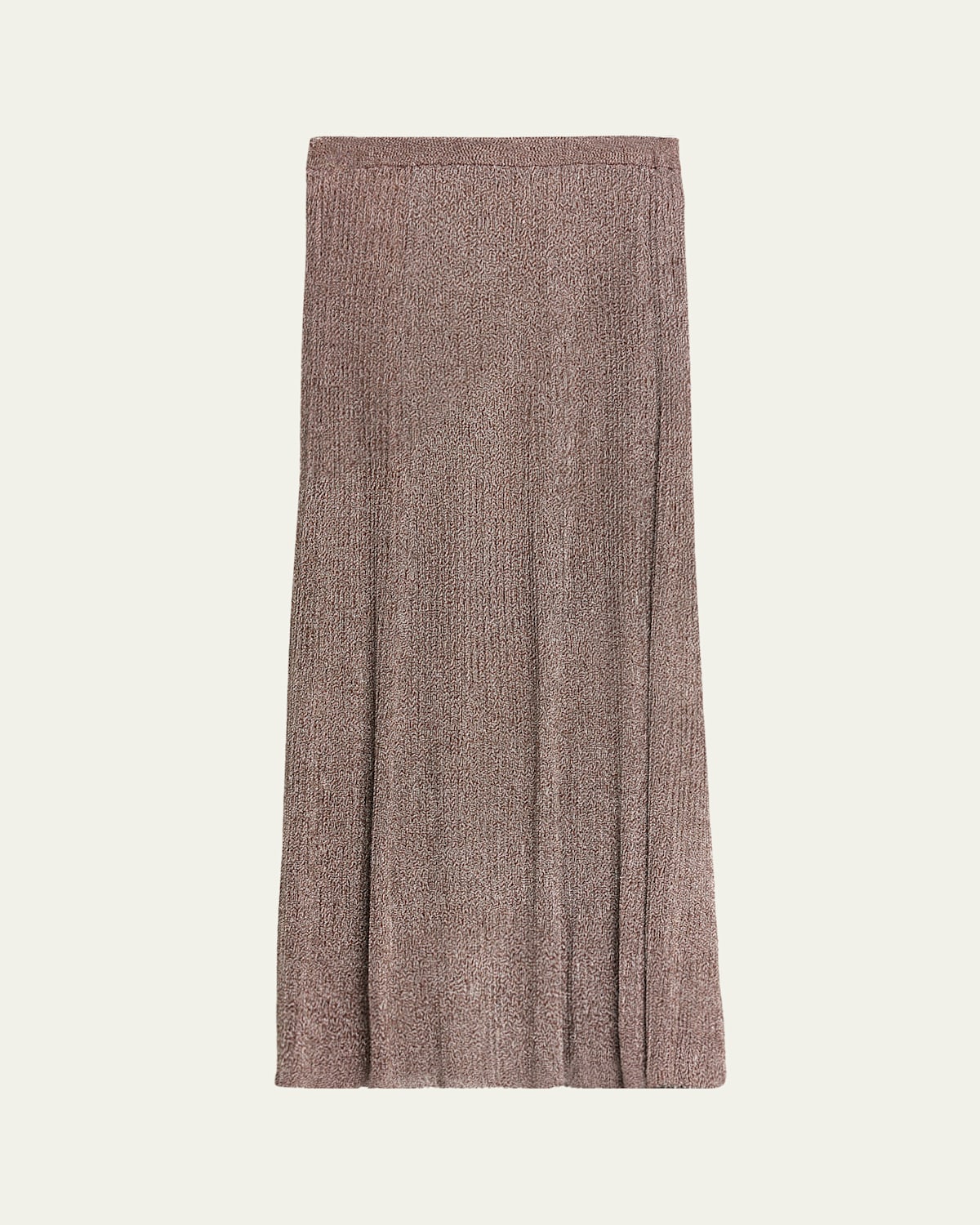 Ulla Johnson Renae Metallic Knit Maxi Skirt In Gray