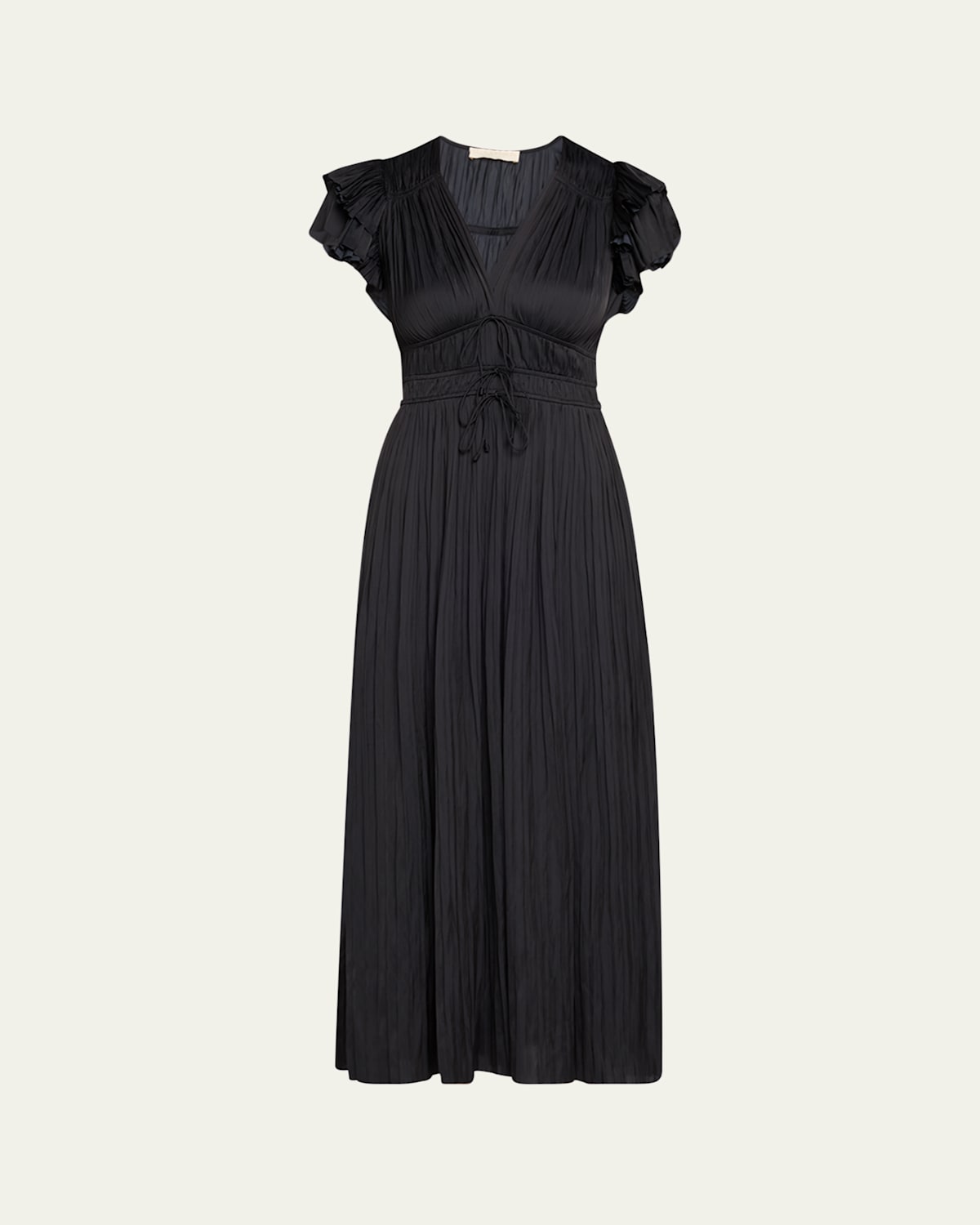 Ulla Johnson Patrice Flutter-sleeve Midi Dress