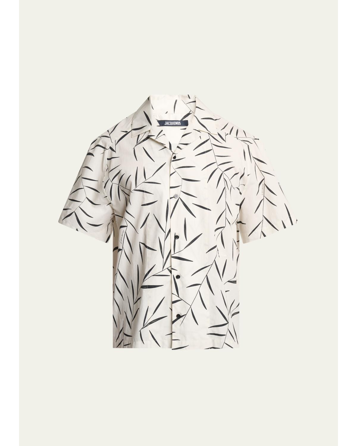 Men'S Fonccio Cotton Camp Shirt