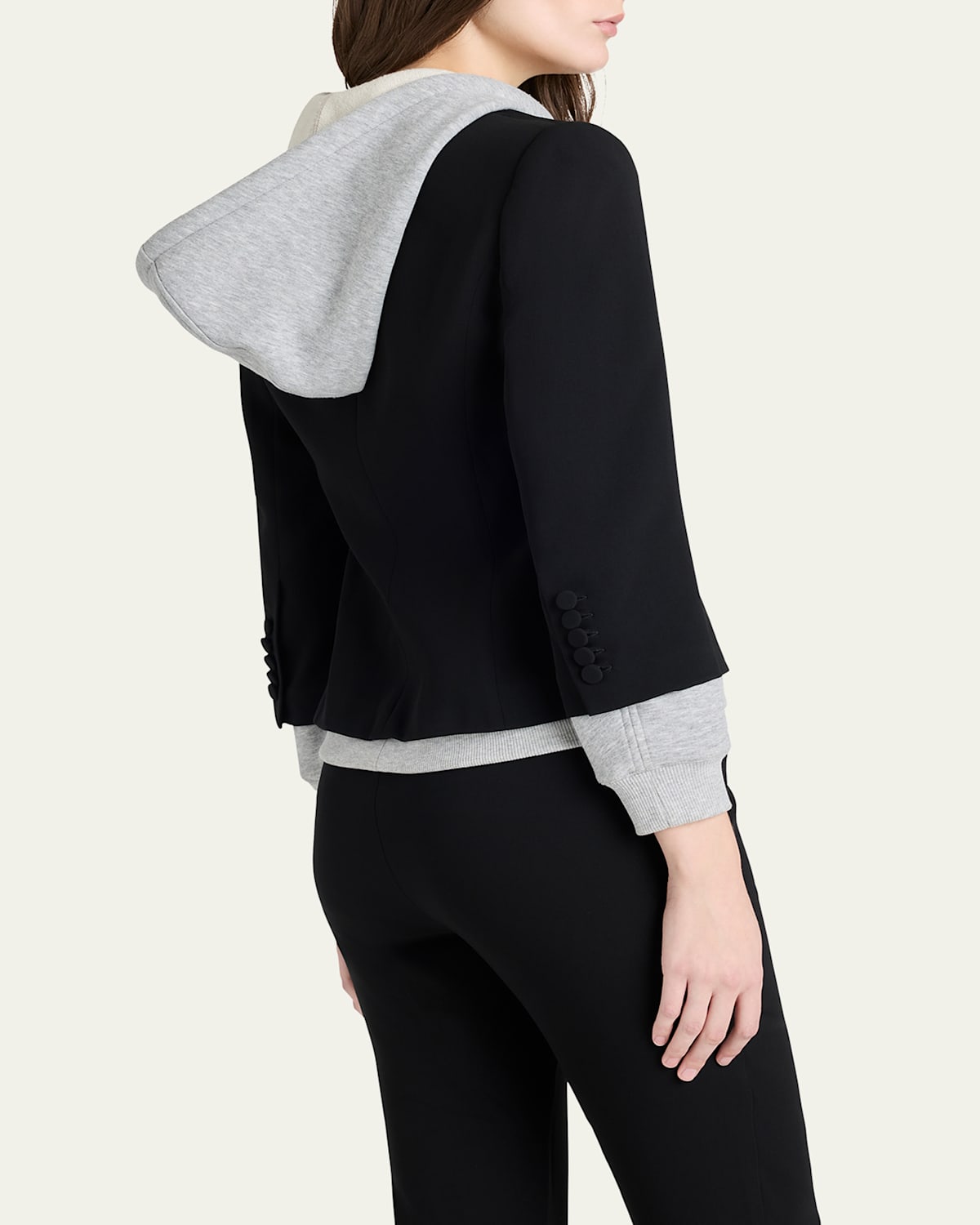 Khloe Le Petit Zip-Front Blazer