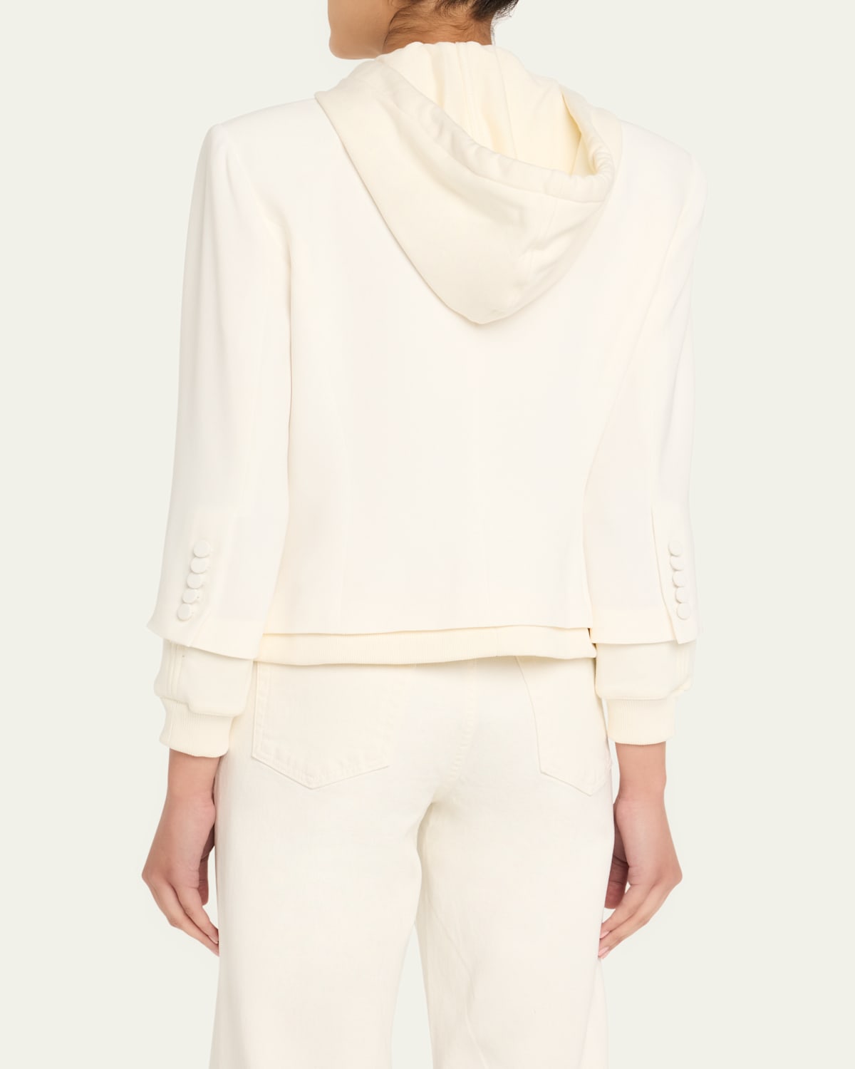 Khloe Le Petit Zip-Front Blazer