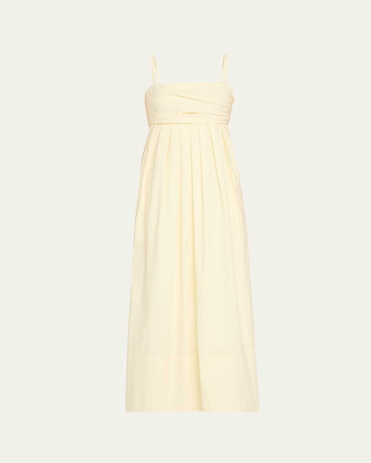 Claudine Technical Poplin Midi Dress