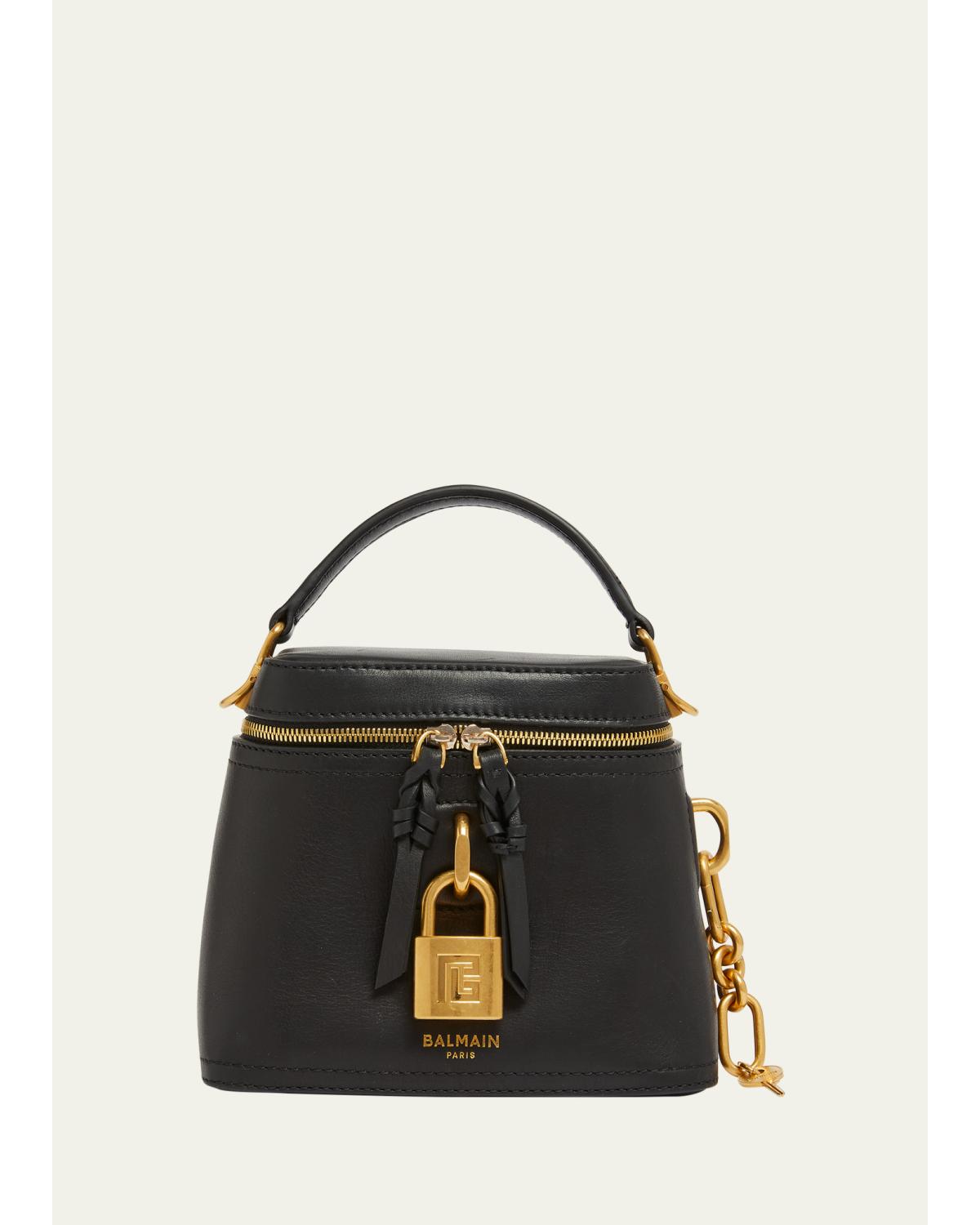 Pulse Vanity Top-Handle Bag in Calfskin