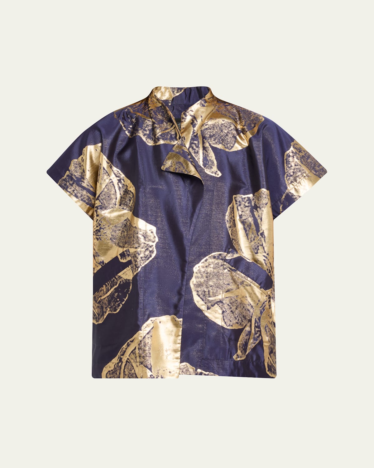 Ari Metallic Jacquard Shrug
