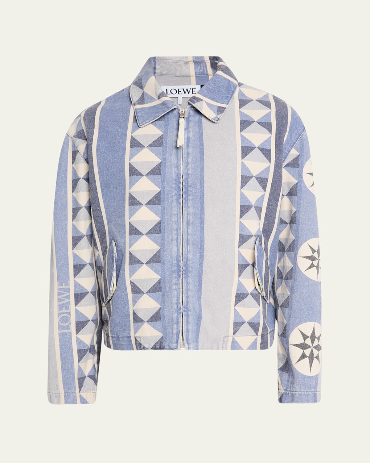 Men's Compass Denim Full-Zip Blouson
