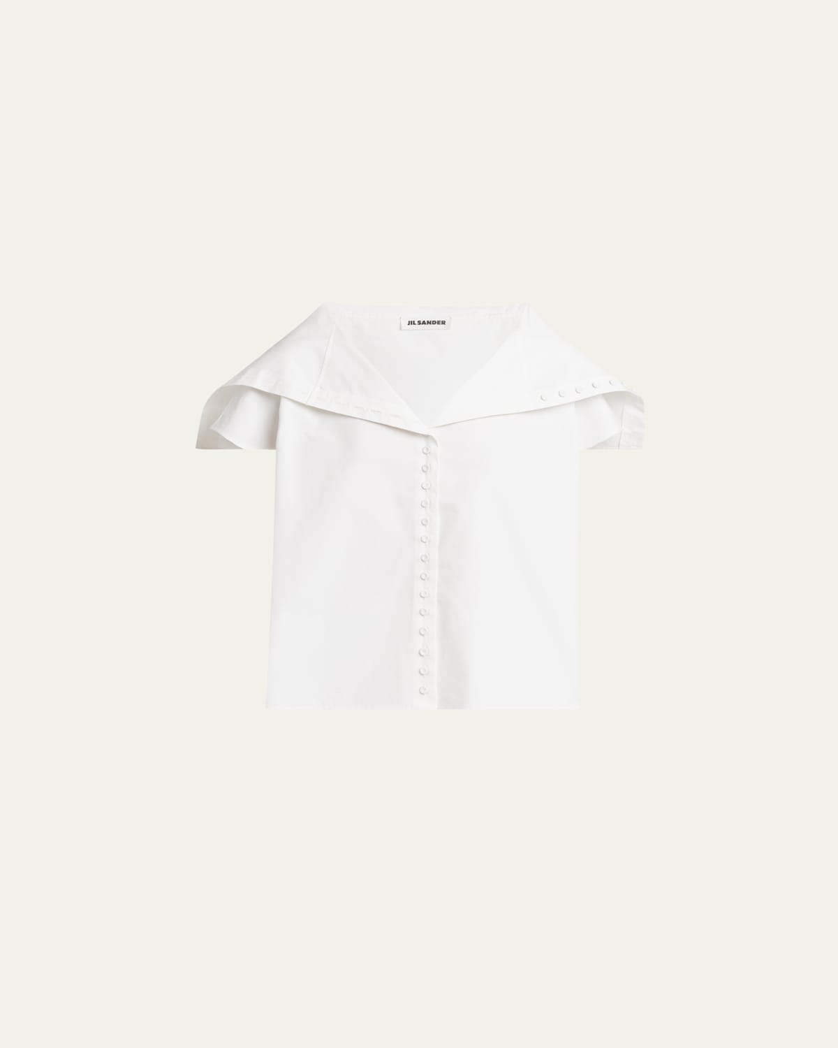 Large Cape Collar Volume Top