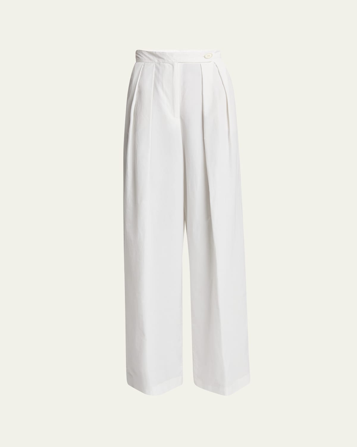 Dries Van Noten Pamplona Pleated Wide Leg Trousers