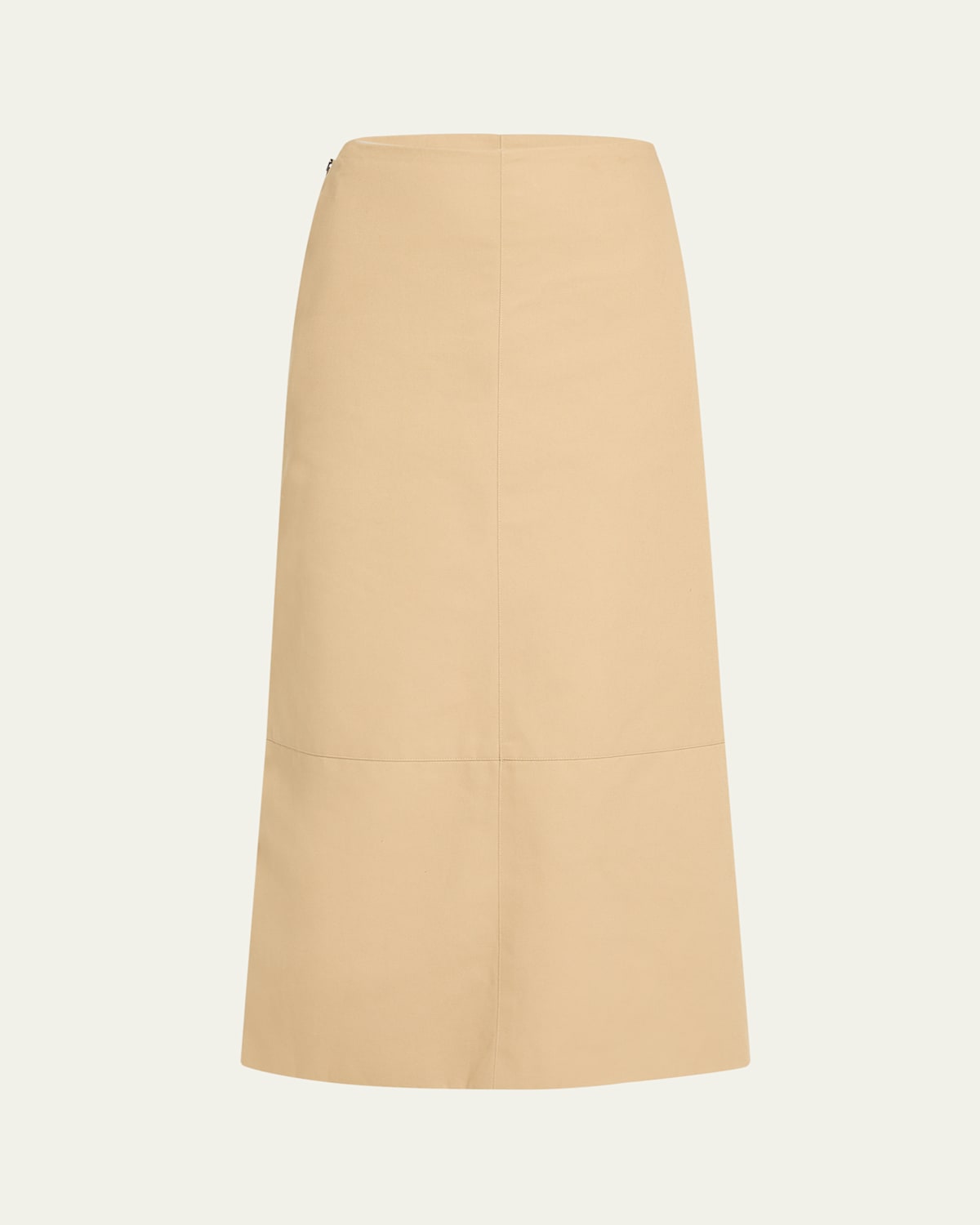 Avery Side-Zip Midi Skirt