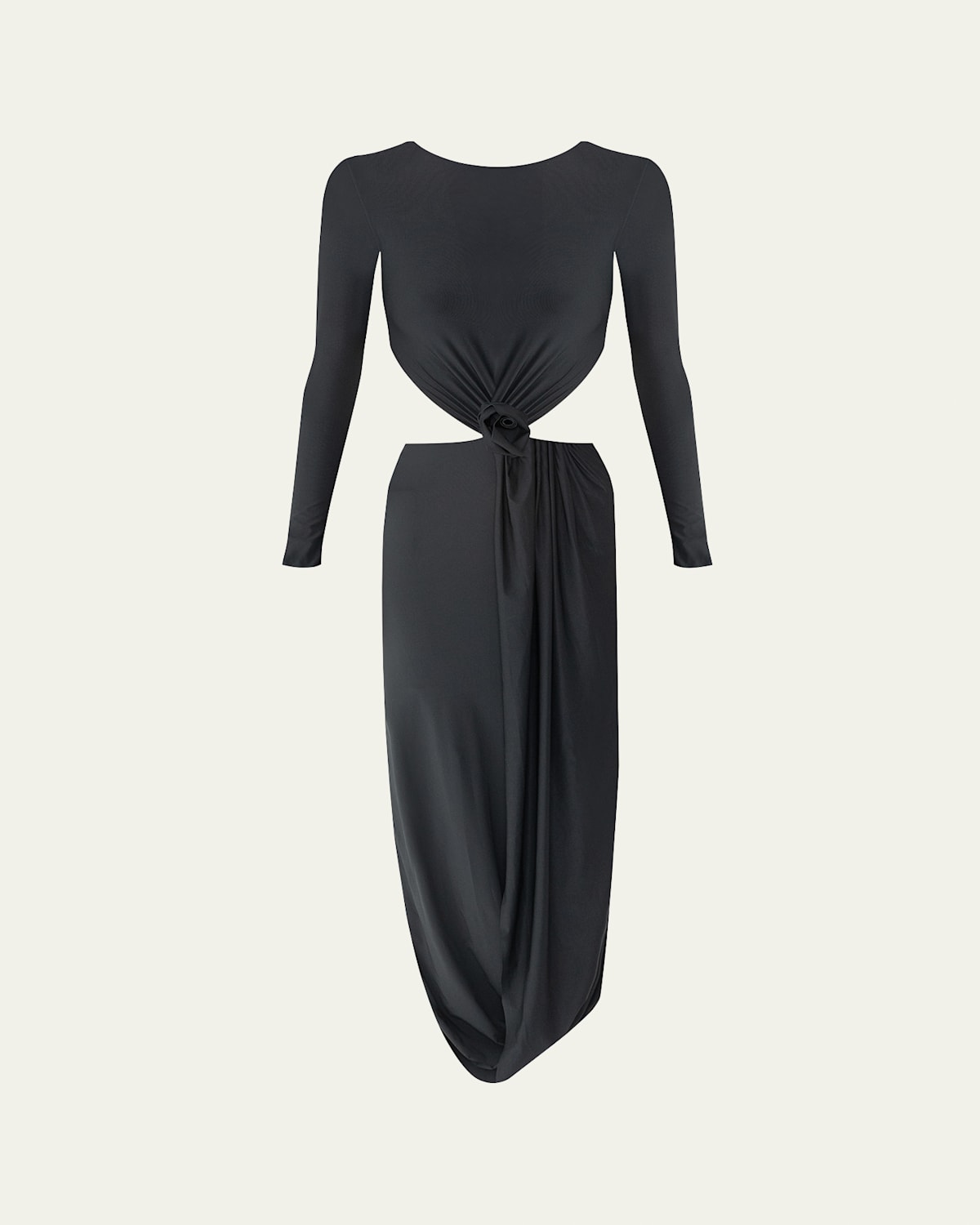 MAYGEL CORONEL Damasco Cutout Midi Dress