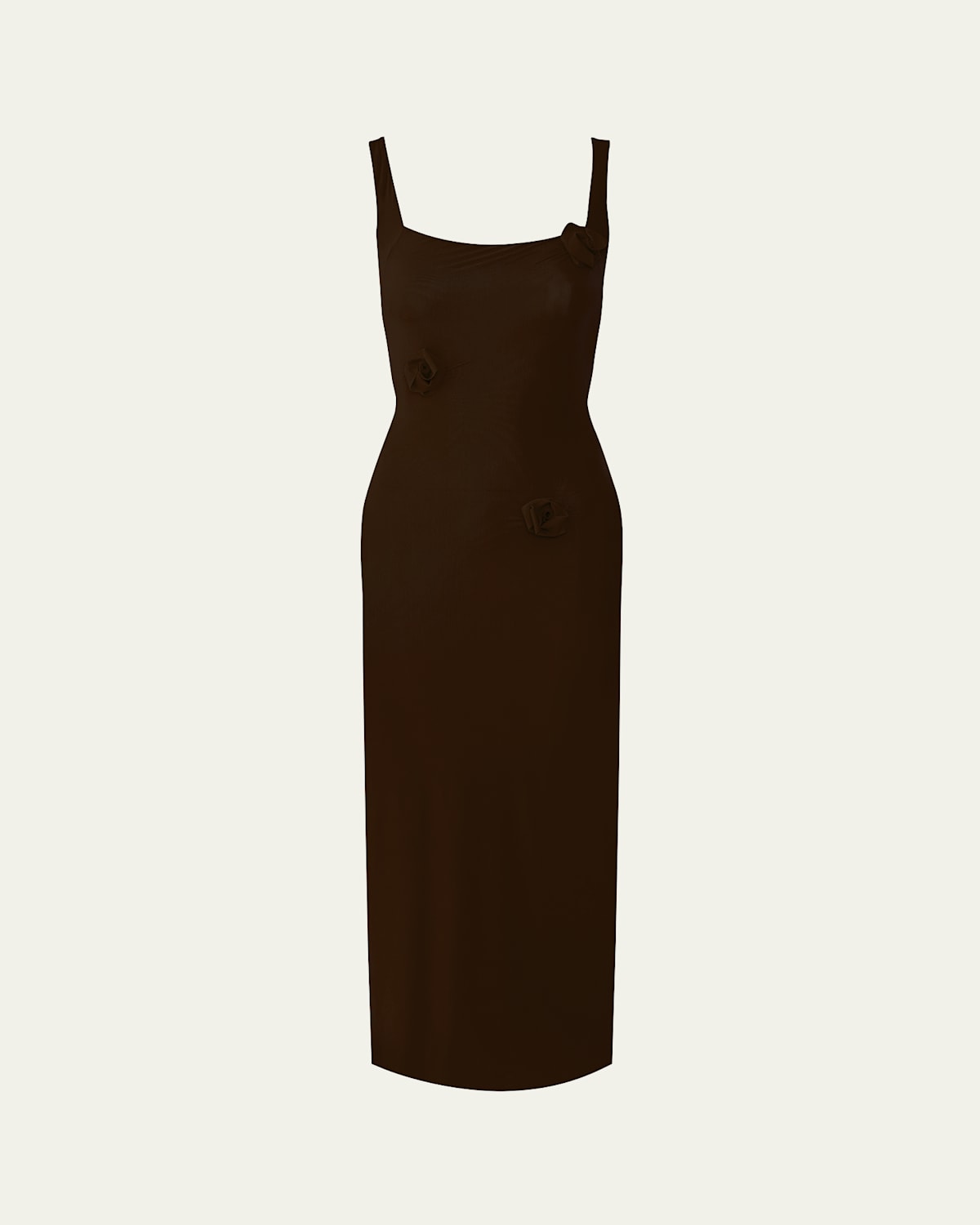 Ivy Floral Applique Midi Dress