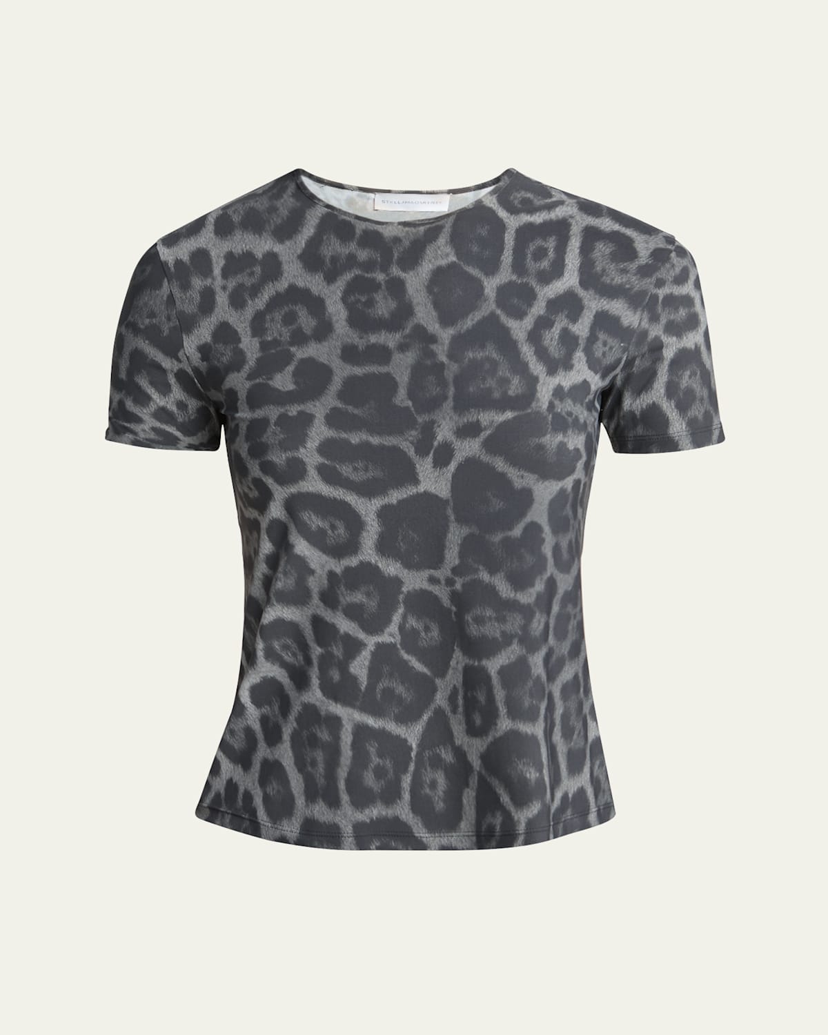 Stella Mccartney Leopard Print Short-sleeve Top