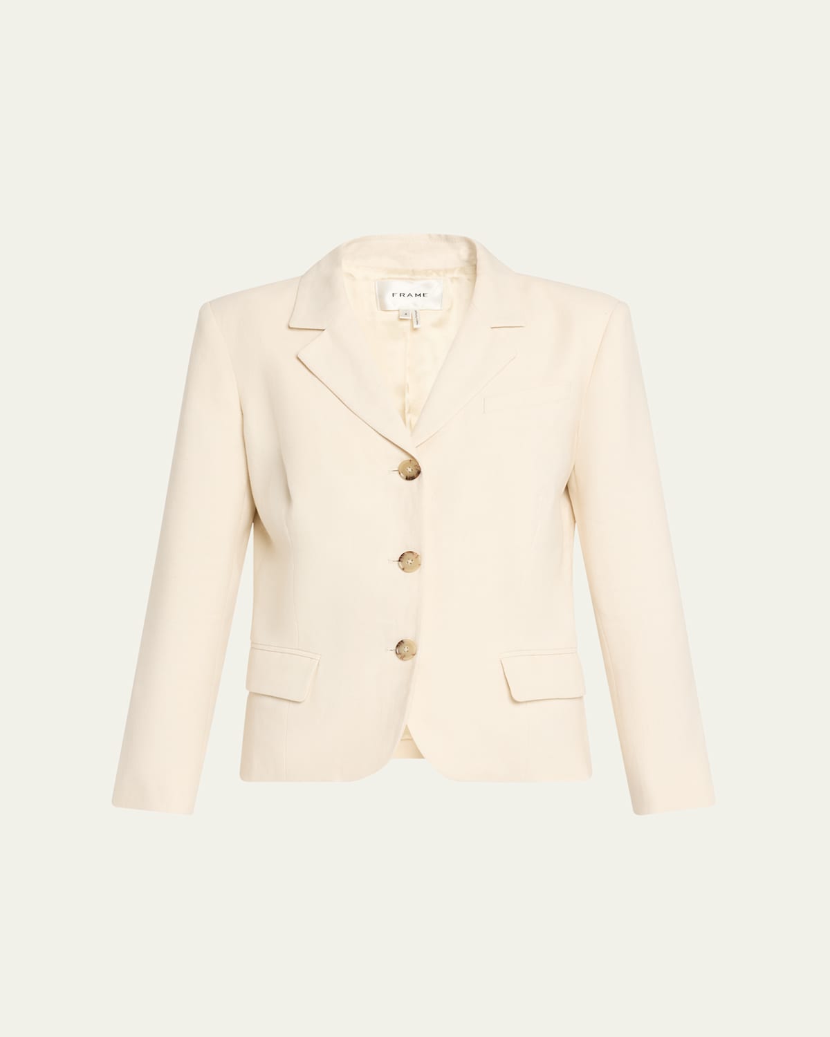 FRAME THE LINEN SMART BLAZER 