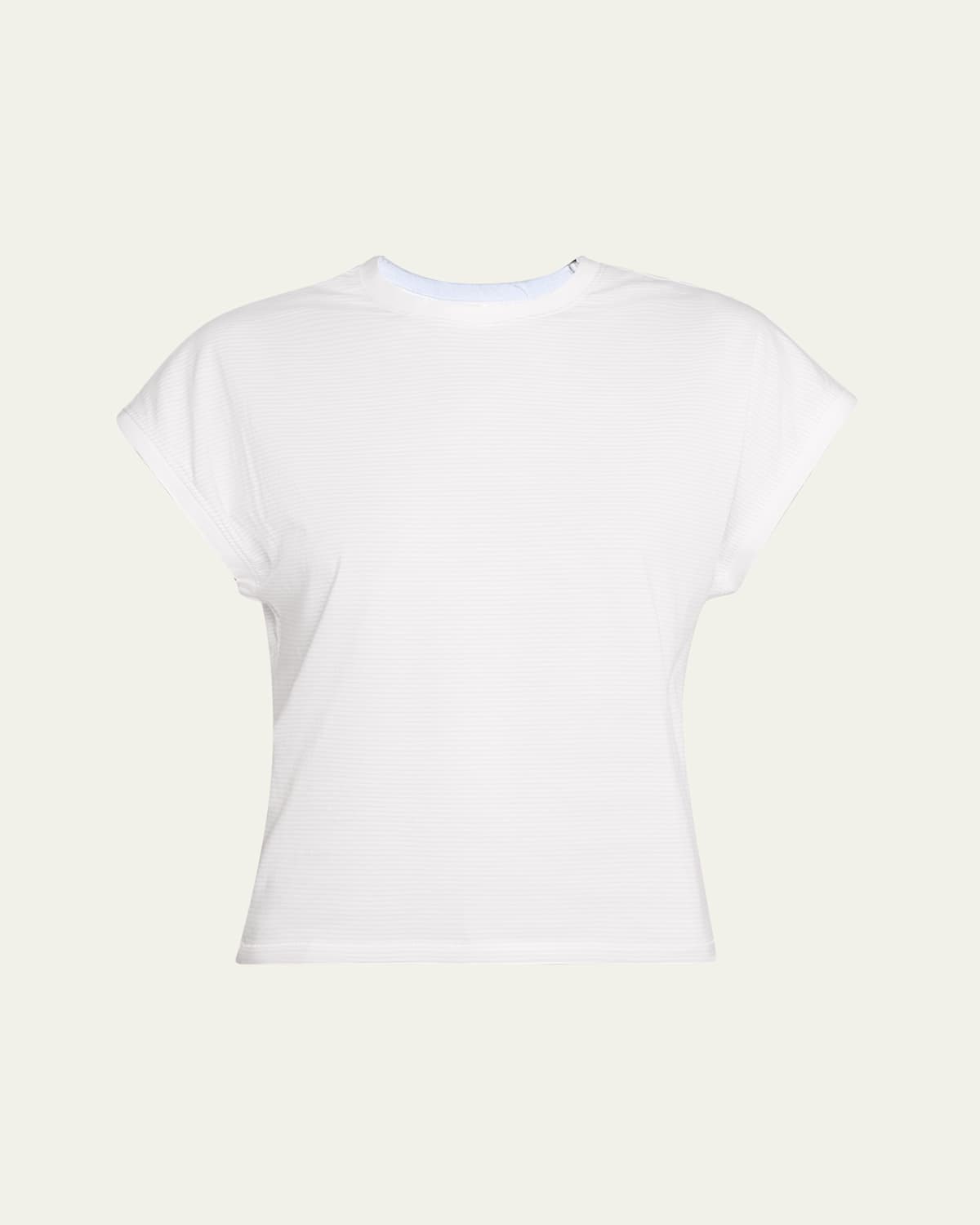 Shop Frame The Muscle Tee In Powder Blue Multi
