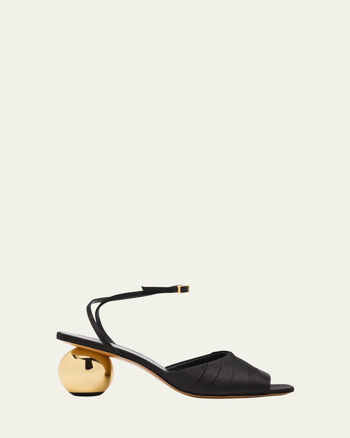 Silk Sculptural Sandals